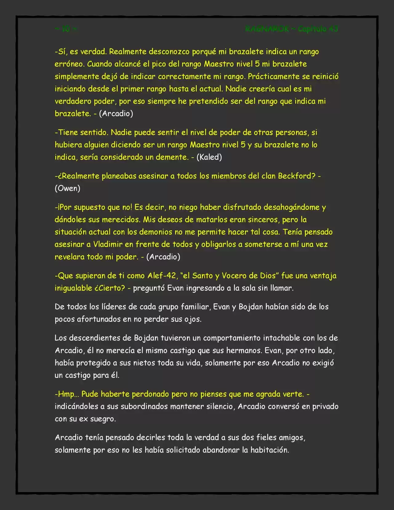 RAGNAROK (Novela) - Capítulo 43 - Página 10 - LectorTMOo