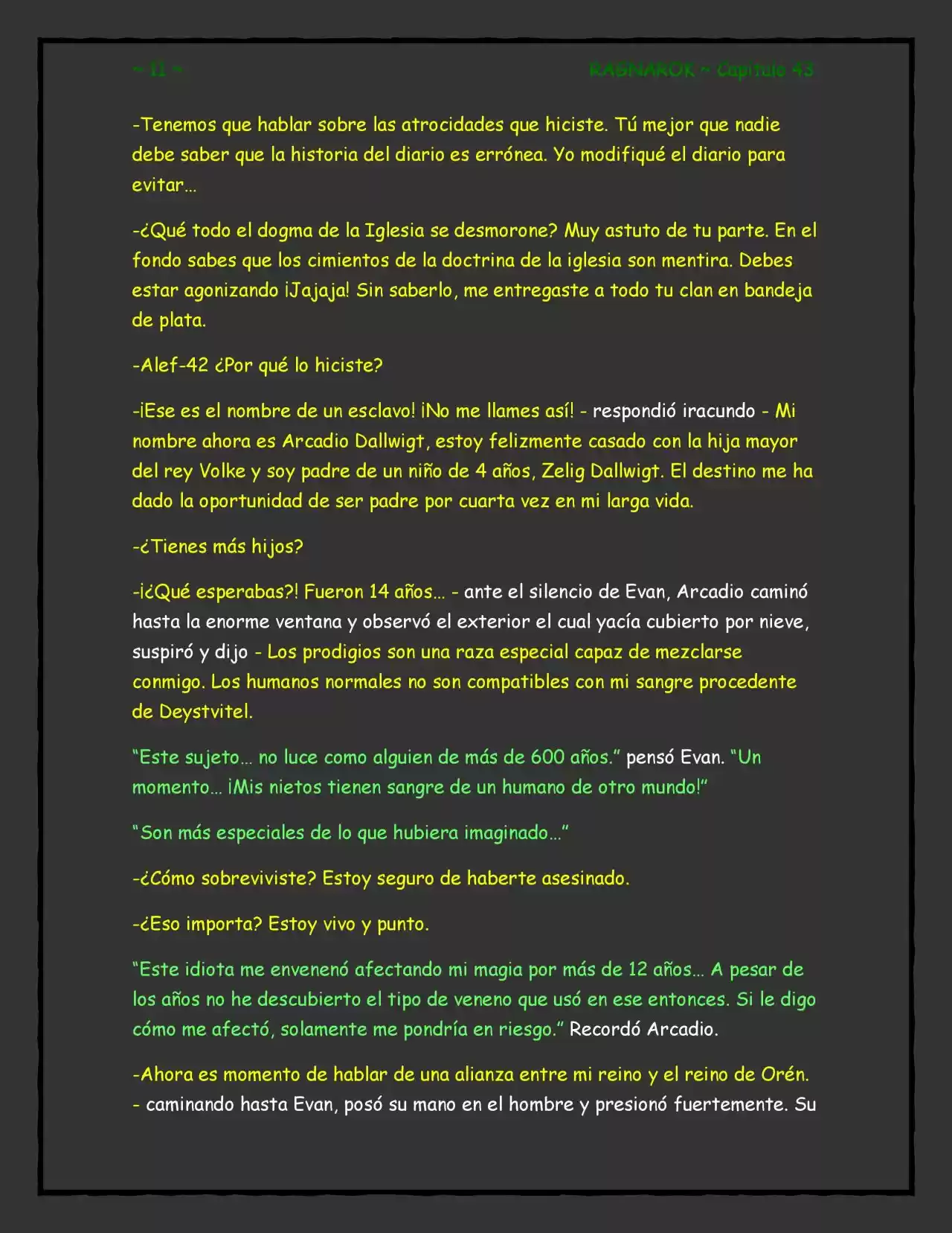 RAGNAROK (Novela) - Capítulo 43 - Página 11 - LectorTMOo