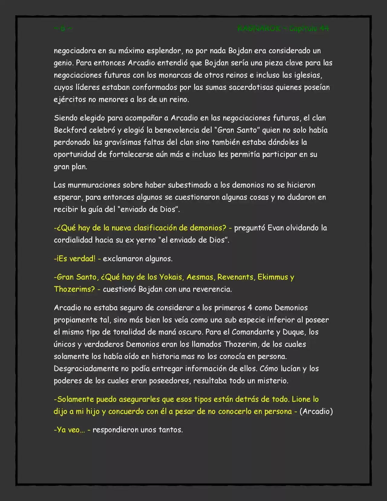 RAGNAROK (Novela) - Capítulo 44 - Página 6 - LectorTMOo