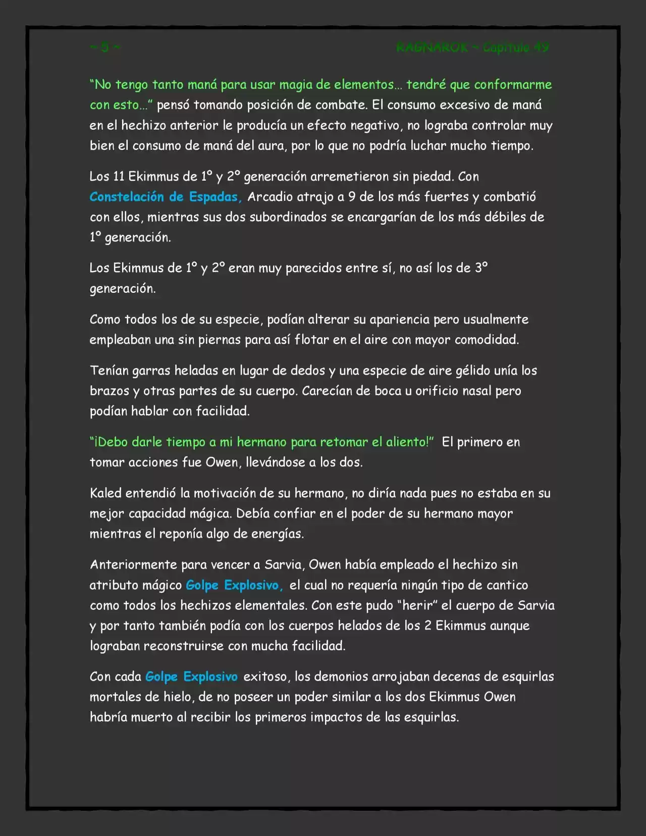 RAGNAROK (Novela) - Capítulo 49 - Página 5 - LectorTMOo