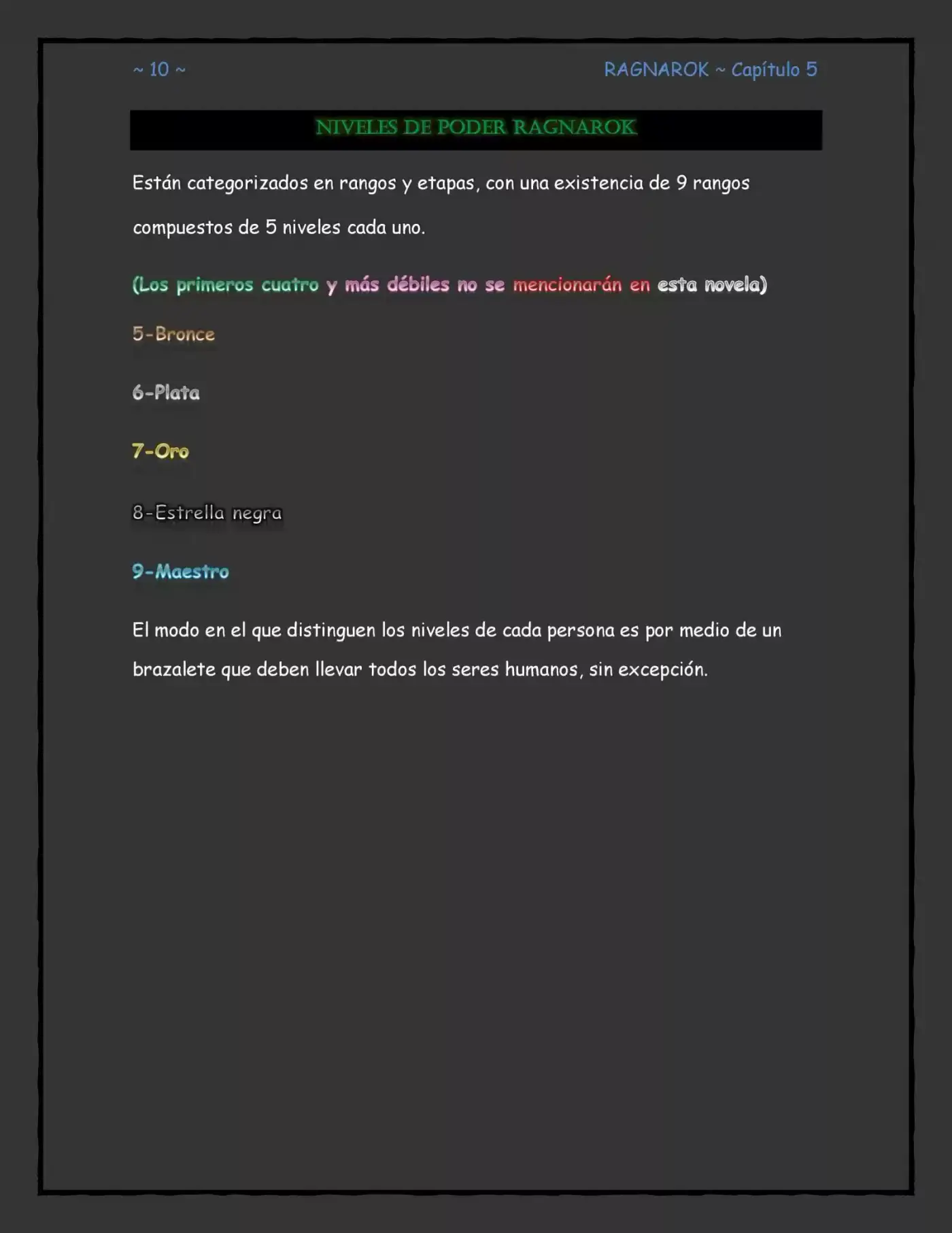 RAGNAROK (Novela) - Capítulo 5 - Página 10 - LectorTMOo
