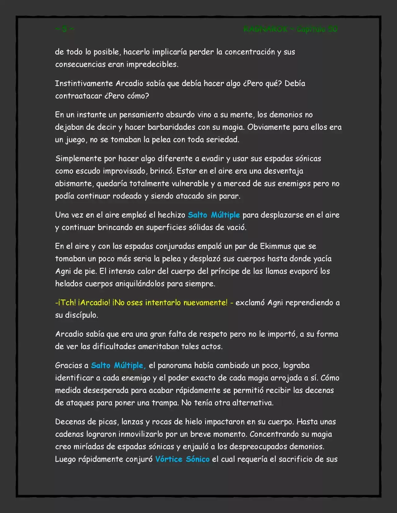 RAGNAROK (Novela) - Capítulo 50 - Página 5 - LectorTMOo