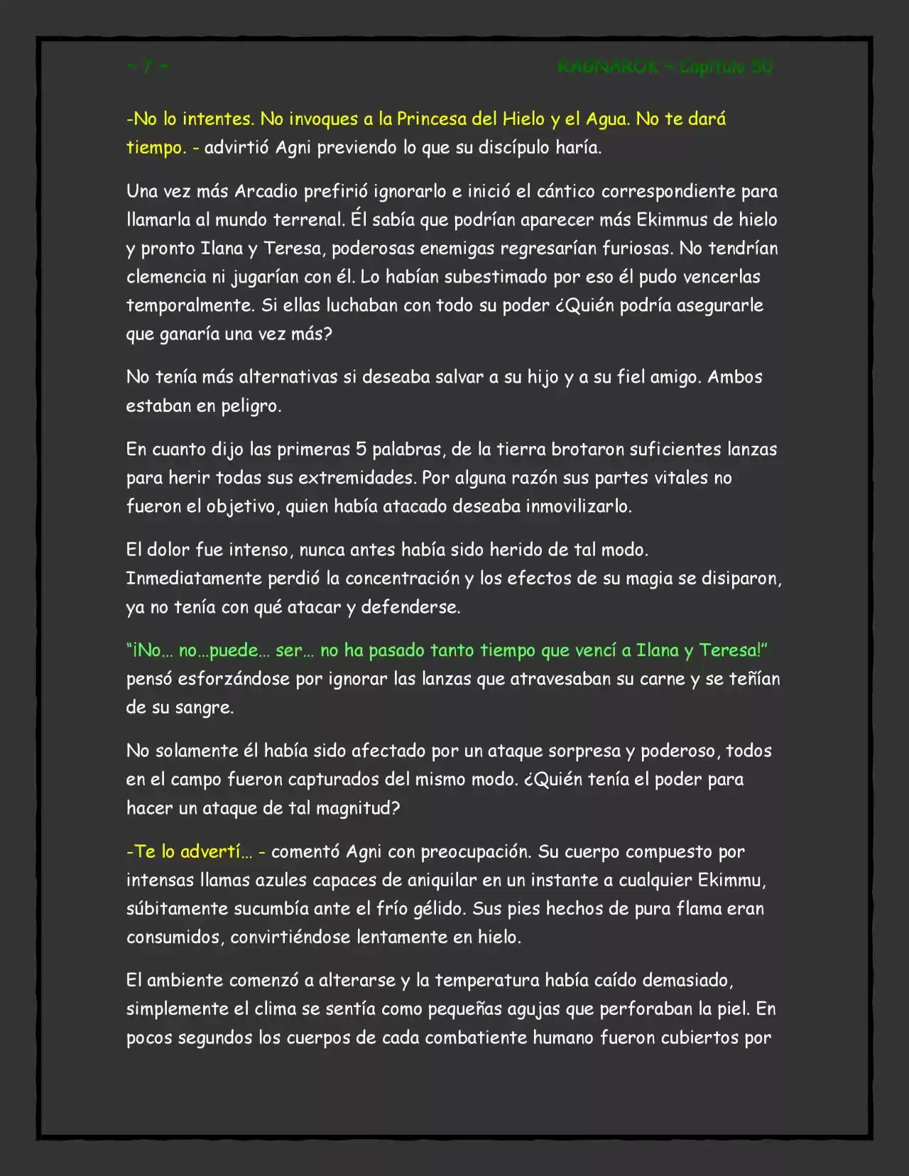 RAGNAROK (Novela) - Capítulo 50 - Página 7 - LectorTMOo