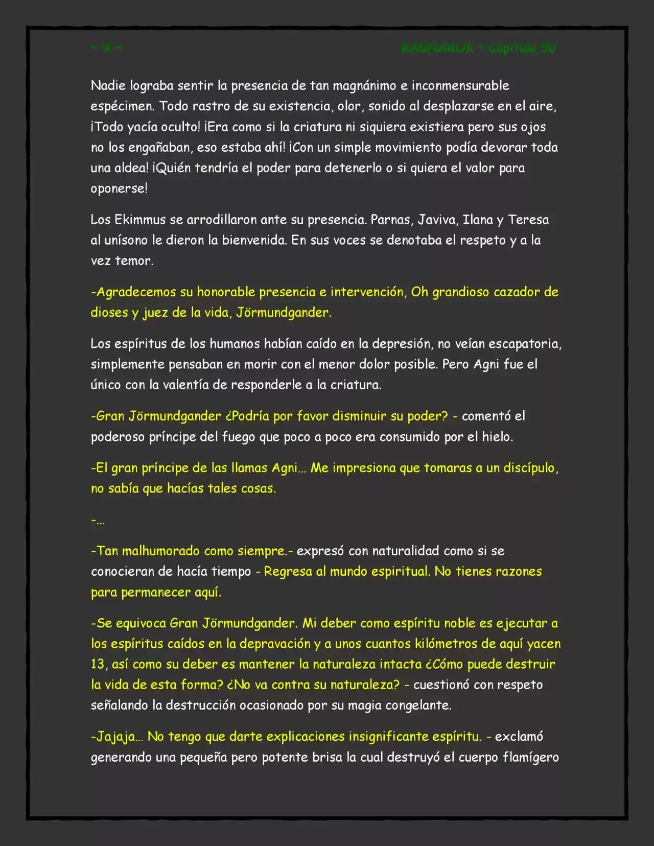 RAGNAROK (Novela) - Capítulo 50 - Página 9 - LectorTMOo