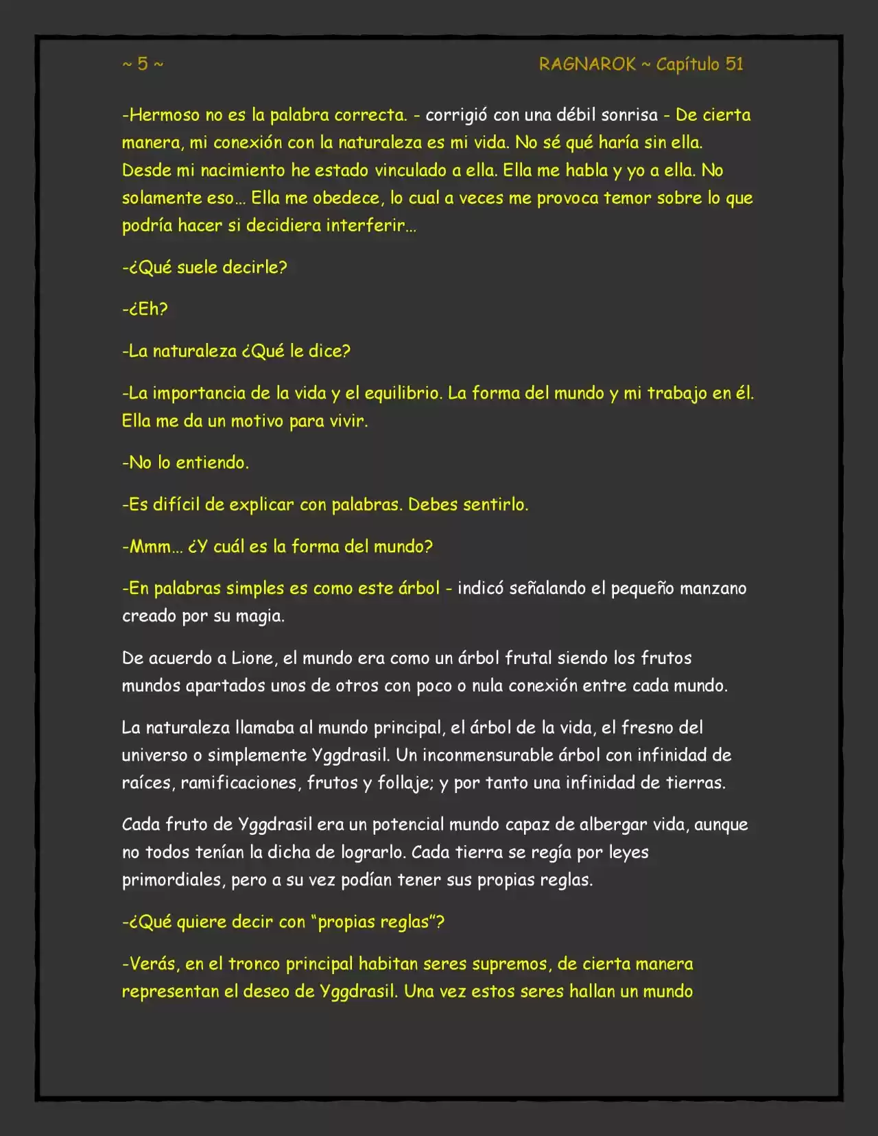 RAGNAROK (Novela) - Capítulo 51 - Página 5 - LectorTMOo