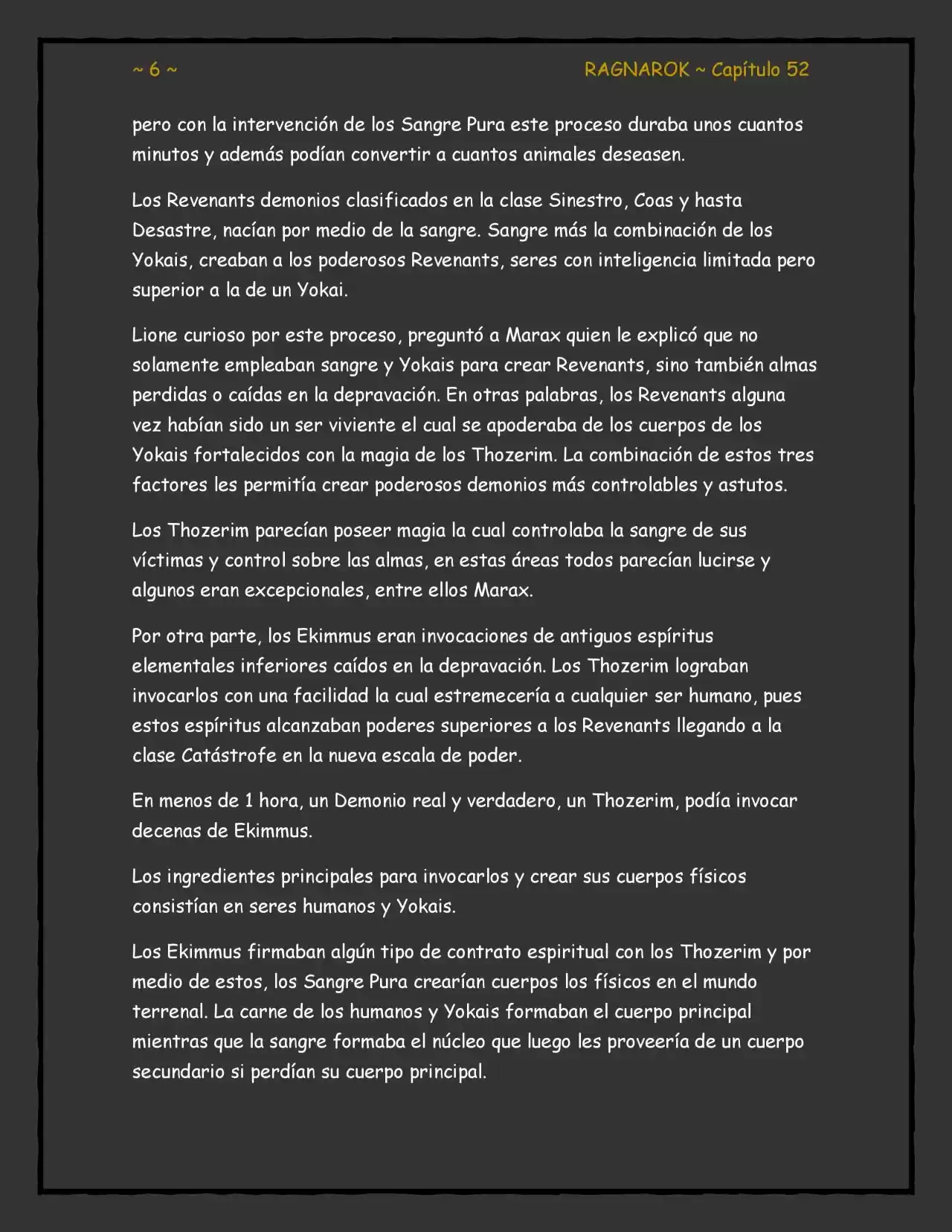 RAGNAROK (Novela) - Capítulo 52 - Página 6 - LectorTMOo