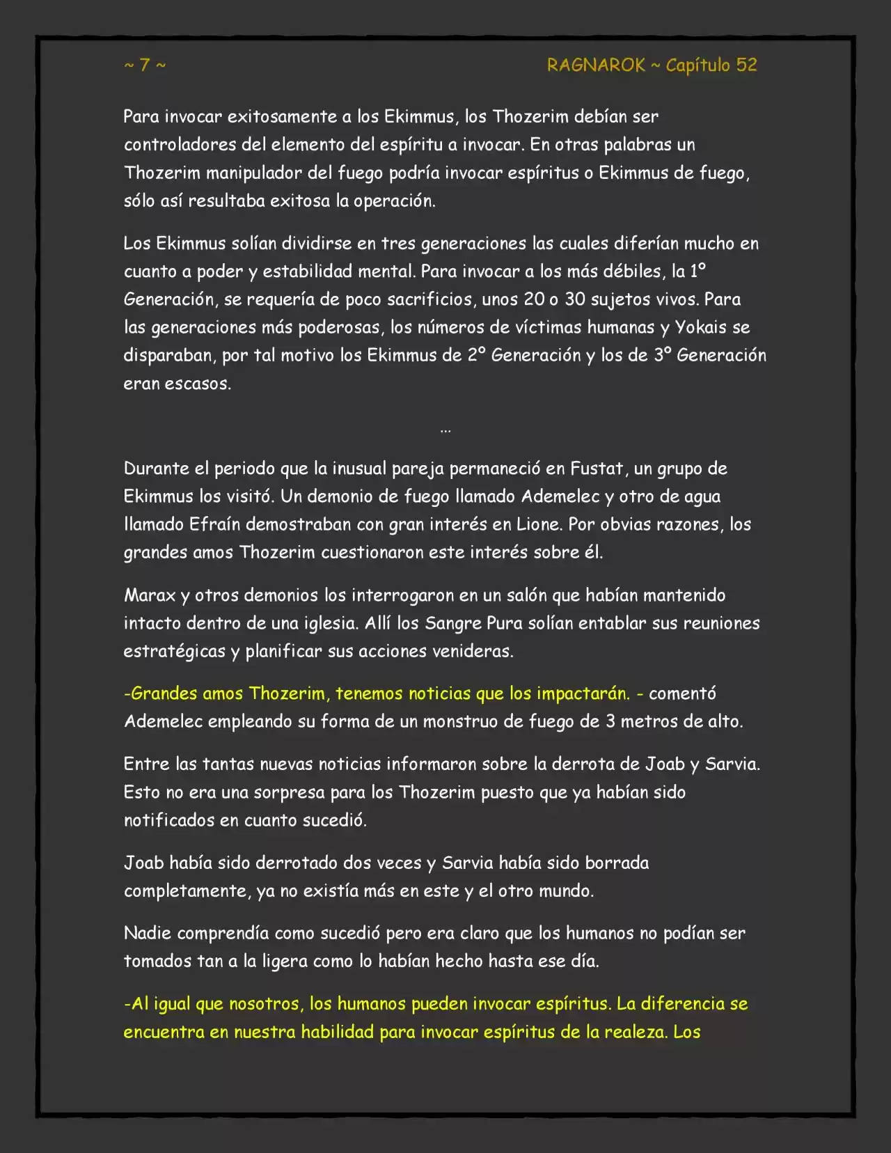 RAGNAROK (Novela) - Capítulo 52 - Página 7 - LectorTMOo