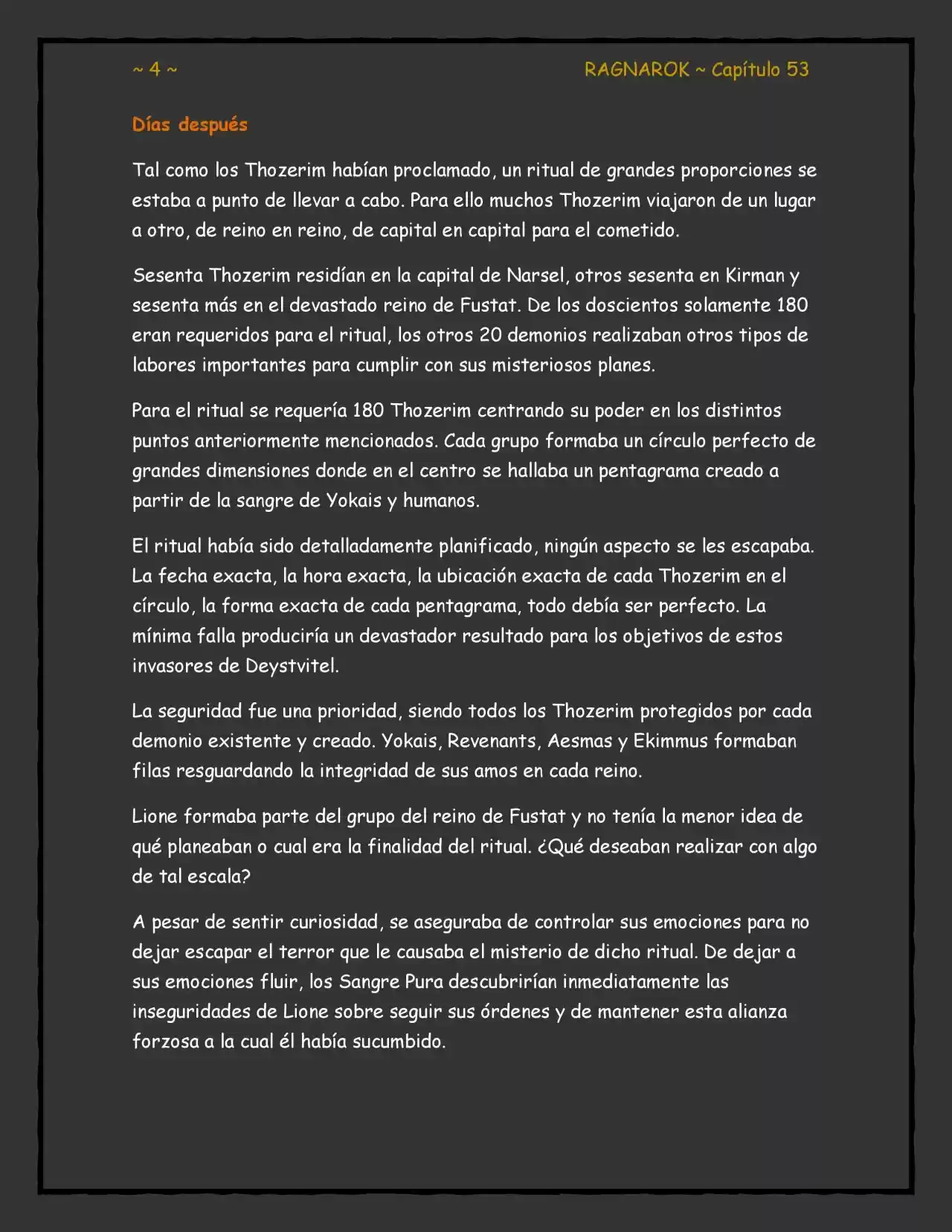 RAGNAROK (Novela) - Capítulo 53 - Página 4 - LectorTMOo