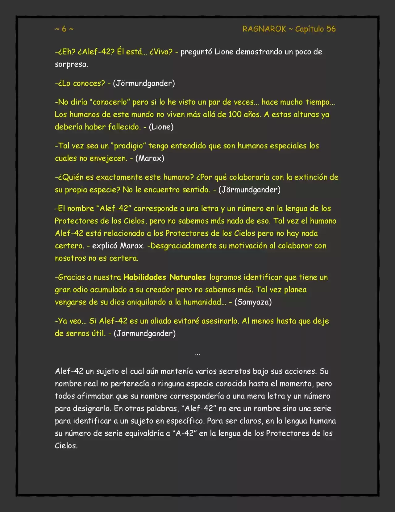 RAGNAROK (Novela) - Capítulo 56 - Página 6 - LectorTMOo
