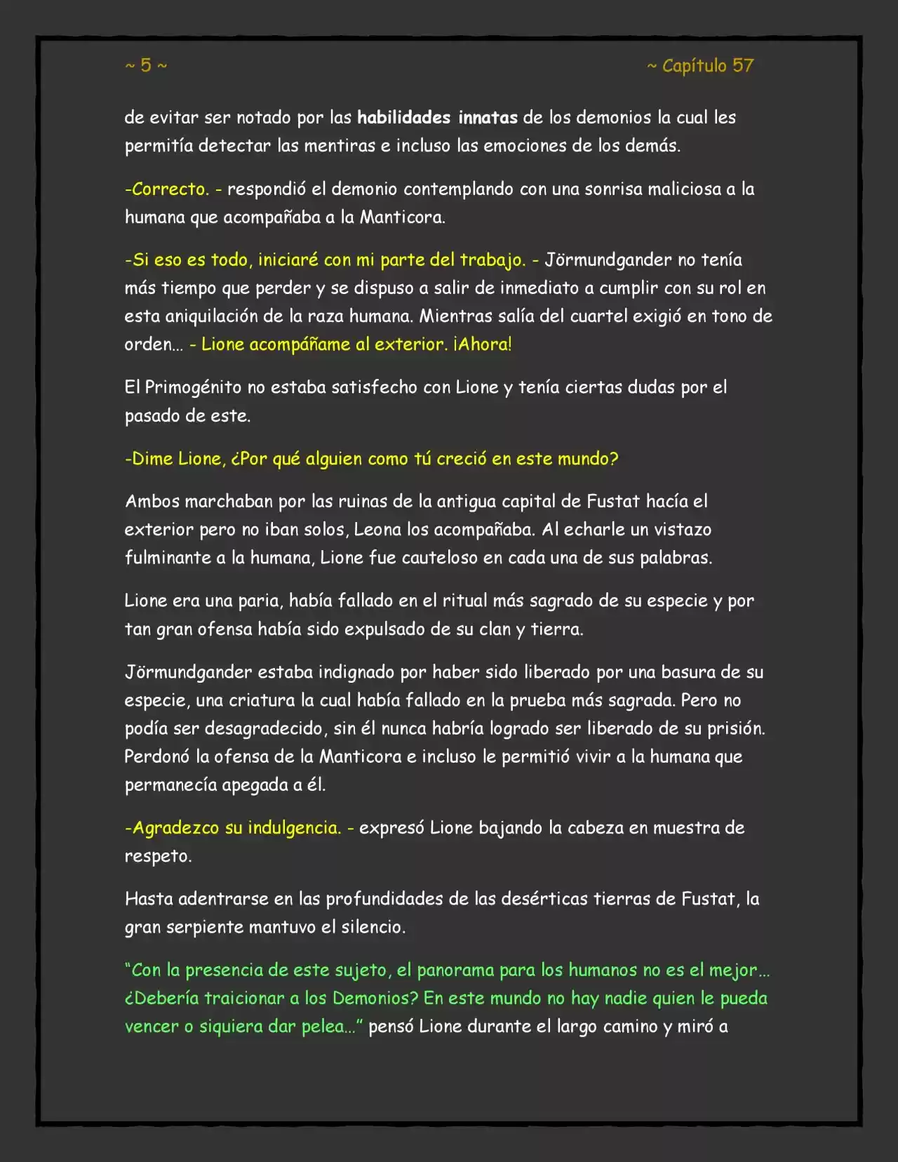 RAGNAROK (Novela) - Capítulo 57 - Página 5 - LectorTMOo