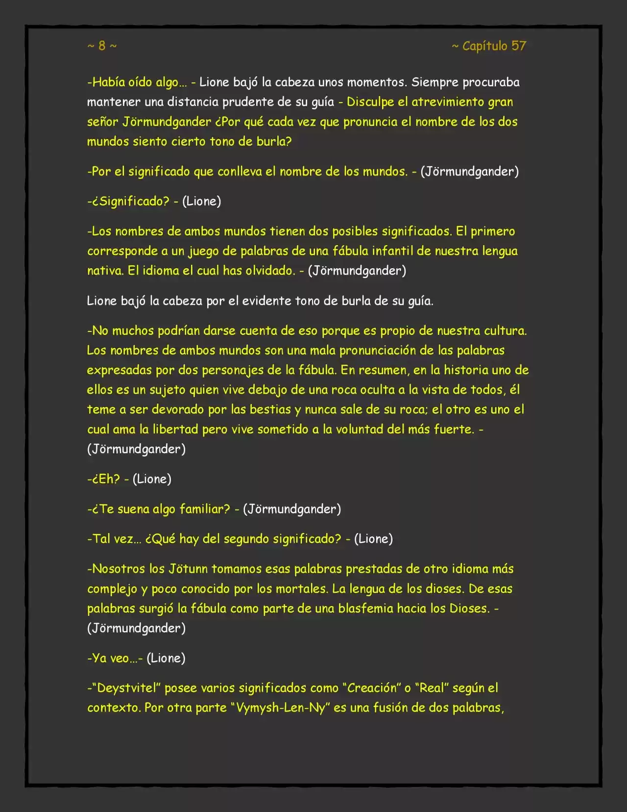RAGNAROK (Novela) - Capítulo 57 - Página 8 - LectorTMOo