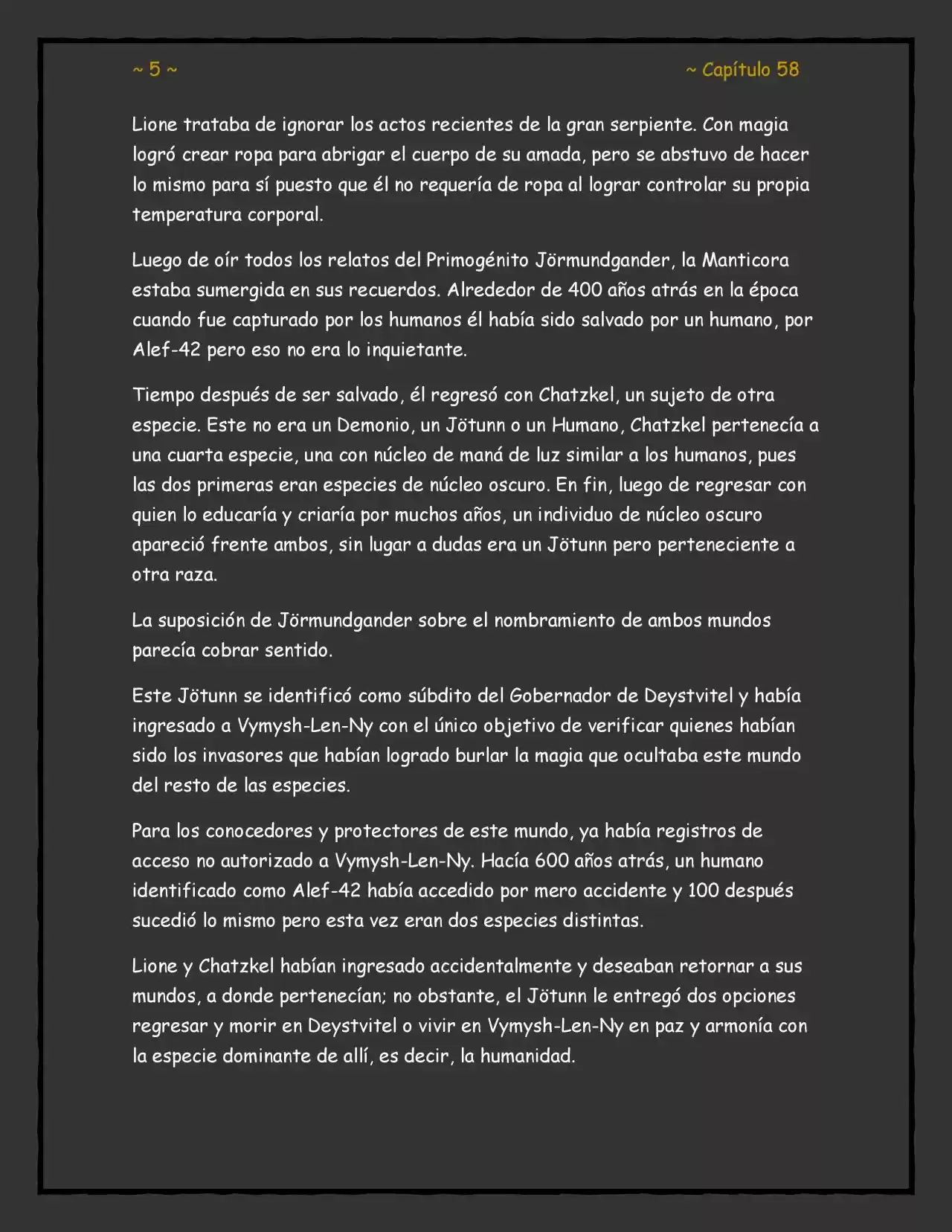 RAGNAROK (Novela) - Capítulo 58 - Página 5 - LectorTMOo