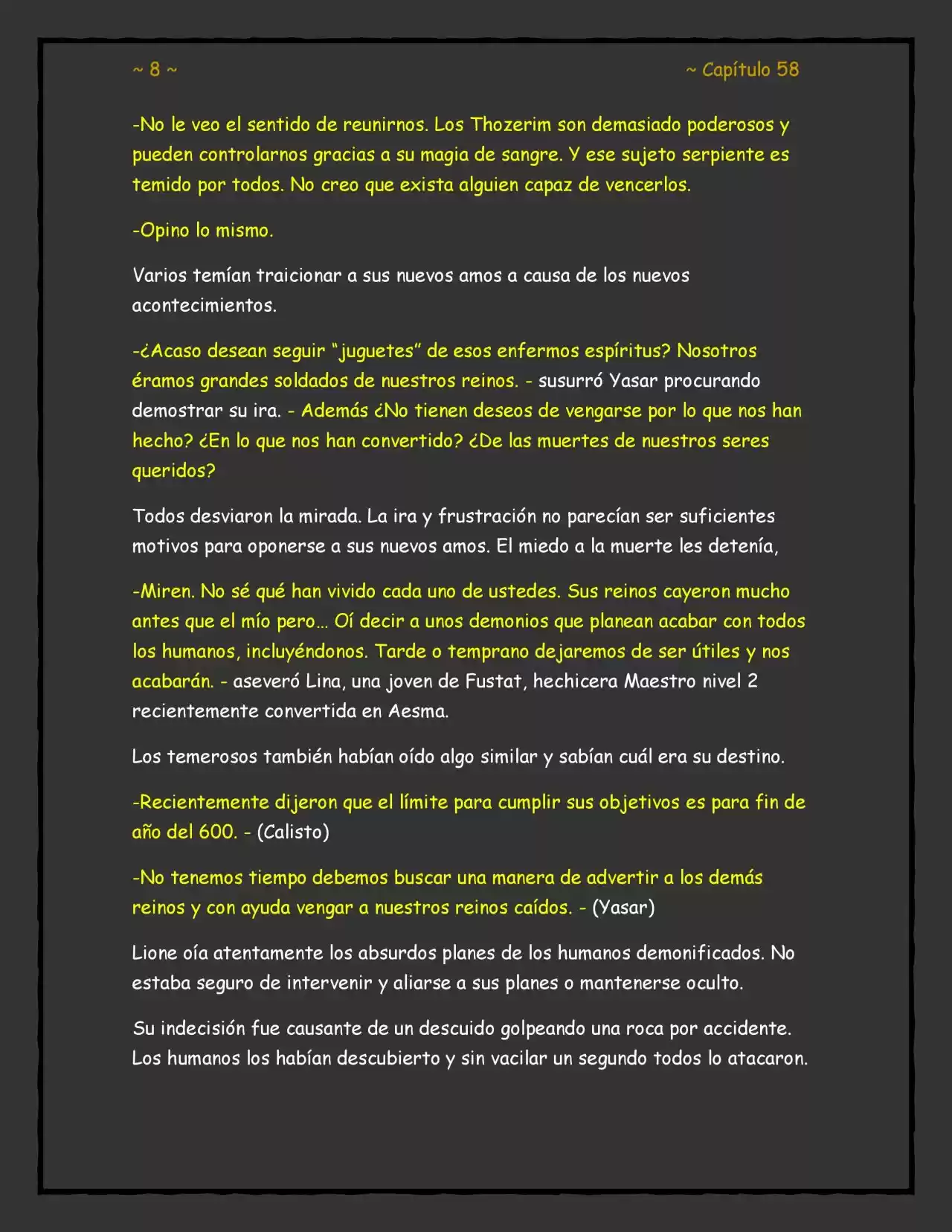 RAGNAROK (Novela) - Capítulo 58 - Página 8 - LectorTMOo