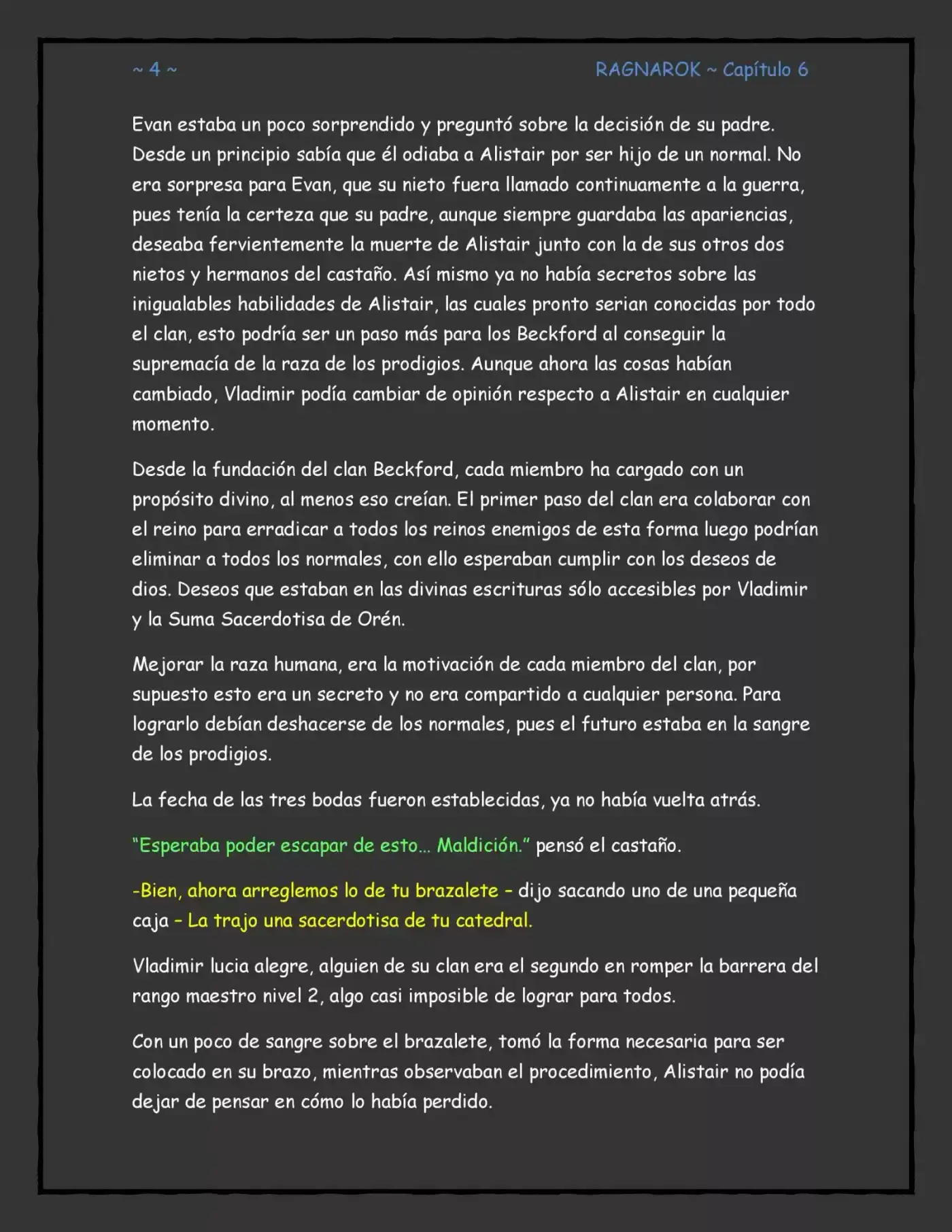 RAGNAROK (Novela) - Capítulo 6 - Página 4 - LectorTMOo