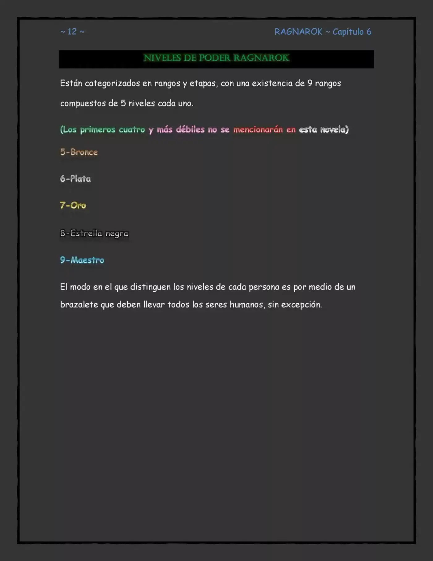 RAGNAROK (Novela) - Capítulo 6 - Página 12 - LectorTMOo