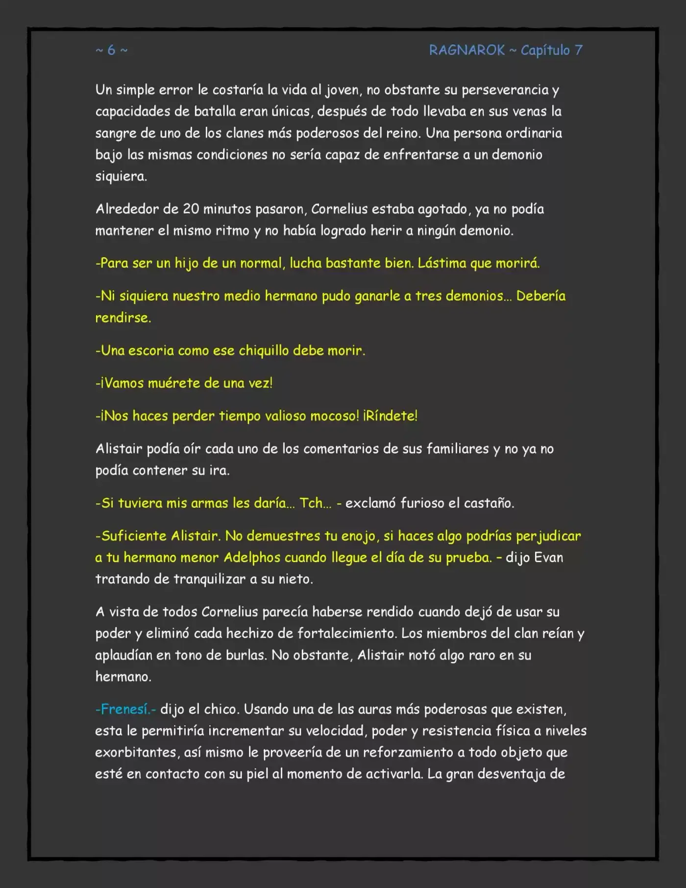 RAGNAROK (Novela) - Capítulo 7 - Página 6 - LectorTMOo