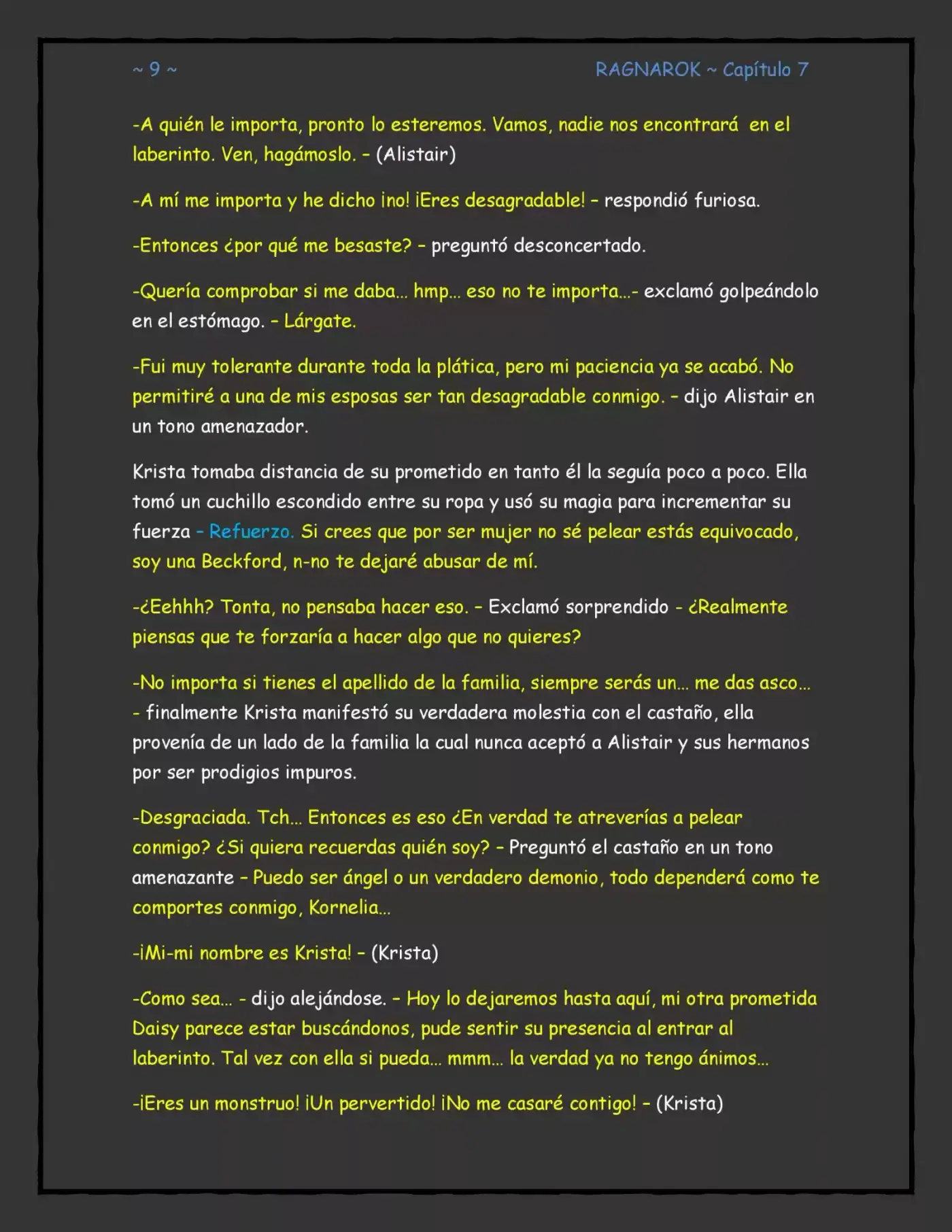 RAGNAROK (Novela) - Capítulo 7 - Página 9 - LectorTMOo