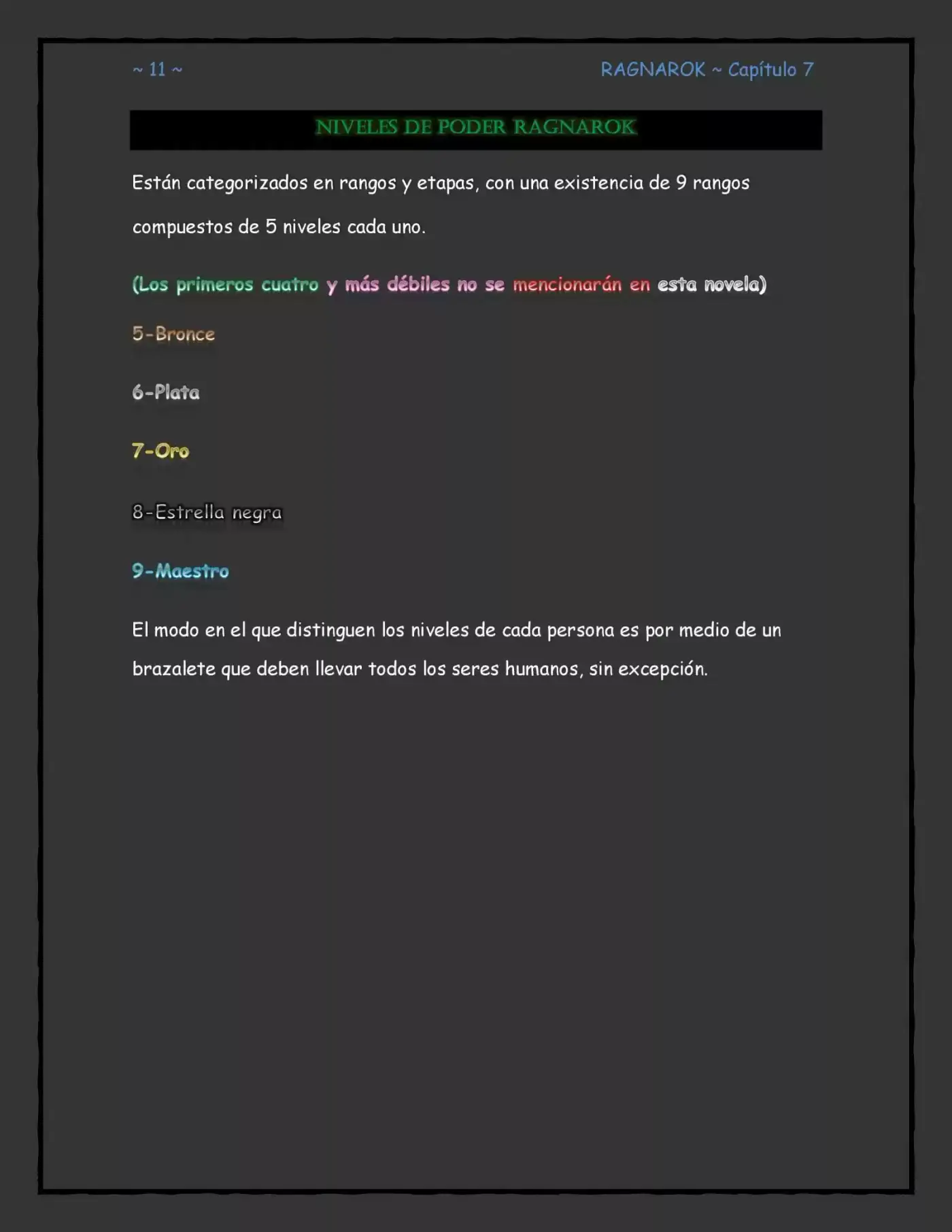 RAGNAROK (Novela) - Capítulo 7 - Página 11 - LectorTMOo