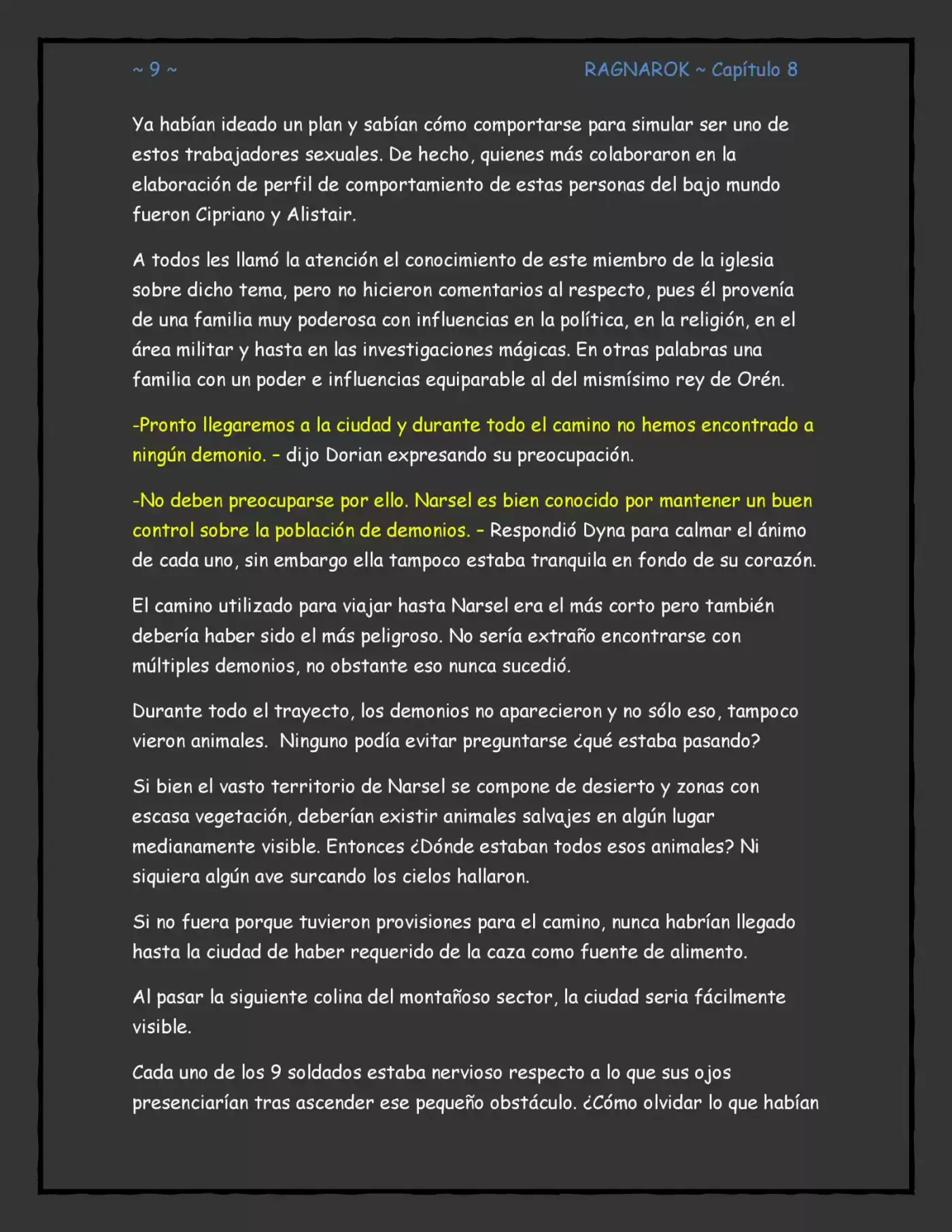 RAGNAROK (Novela) - Capítulo 8 - Página 9 - LectorTMOo
