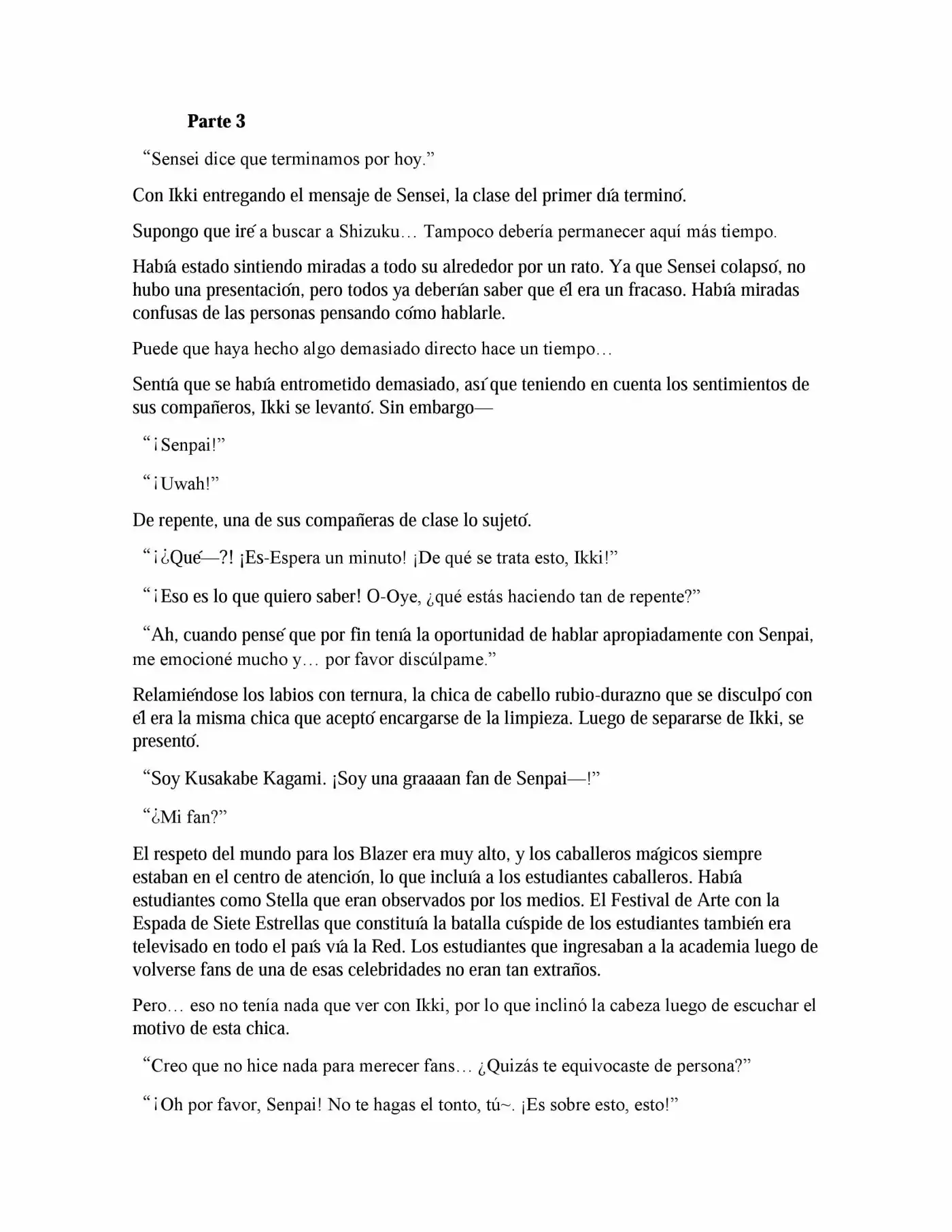 Rakudai Kishi No Cavalry (novela) - Capítulo 2 - Página 8 - LectorTMOo