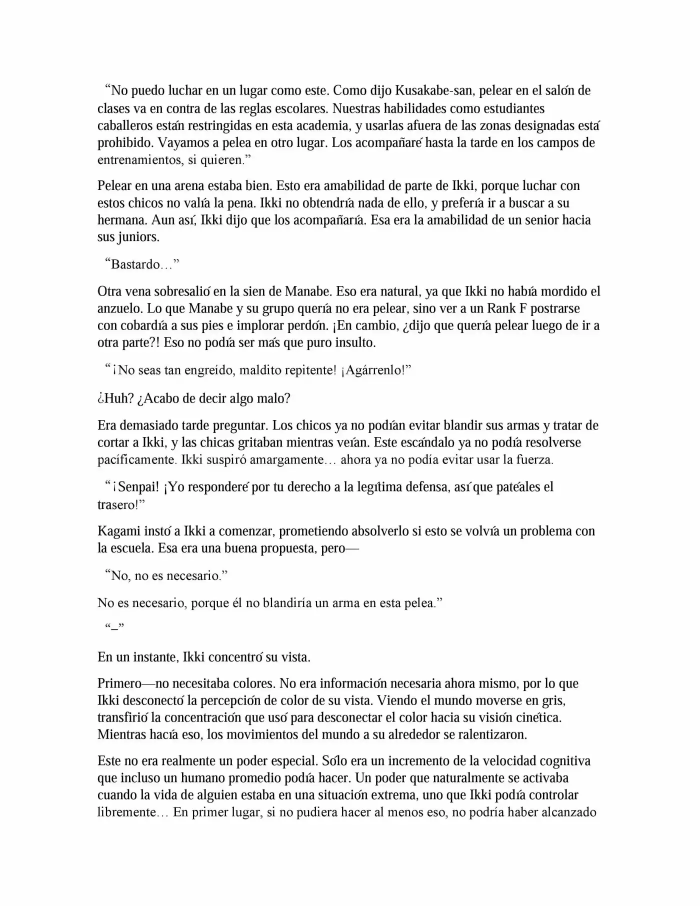 Rakudai Kishi No Cavalry (novela) - Capítulo 2 - Página 15 - LectorTMOo