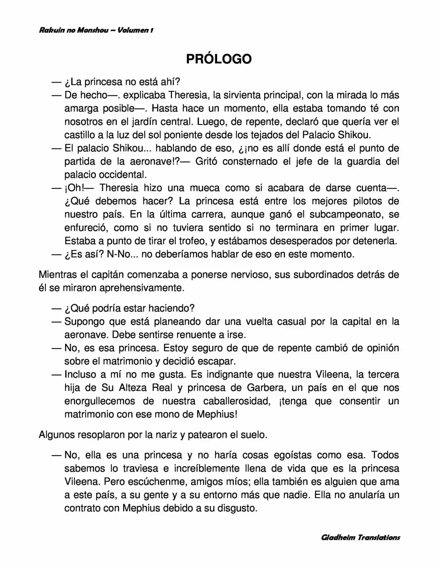 Rakuin No Monshou (Novela) - Capítulo - Página 12 - LectorTMOo