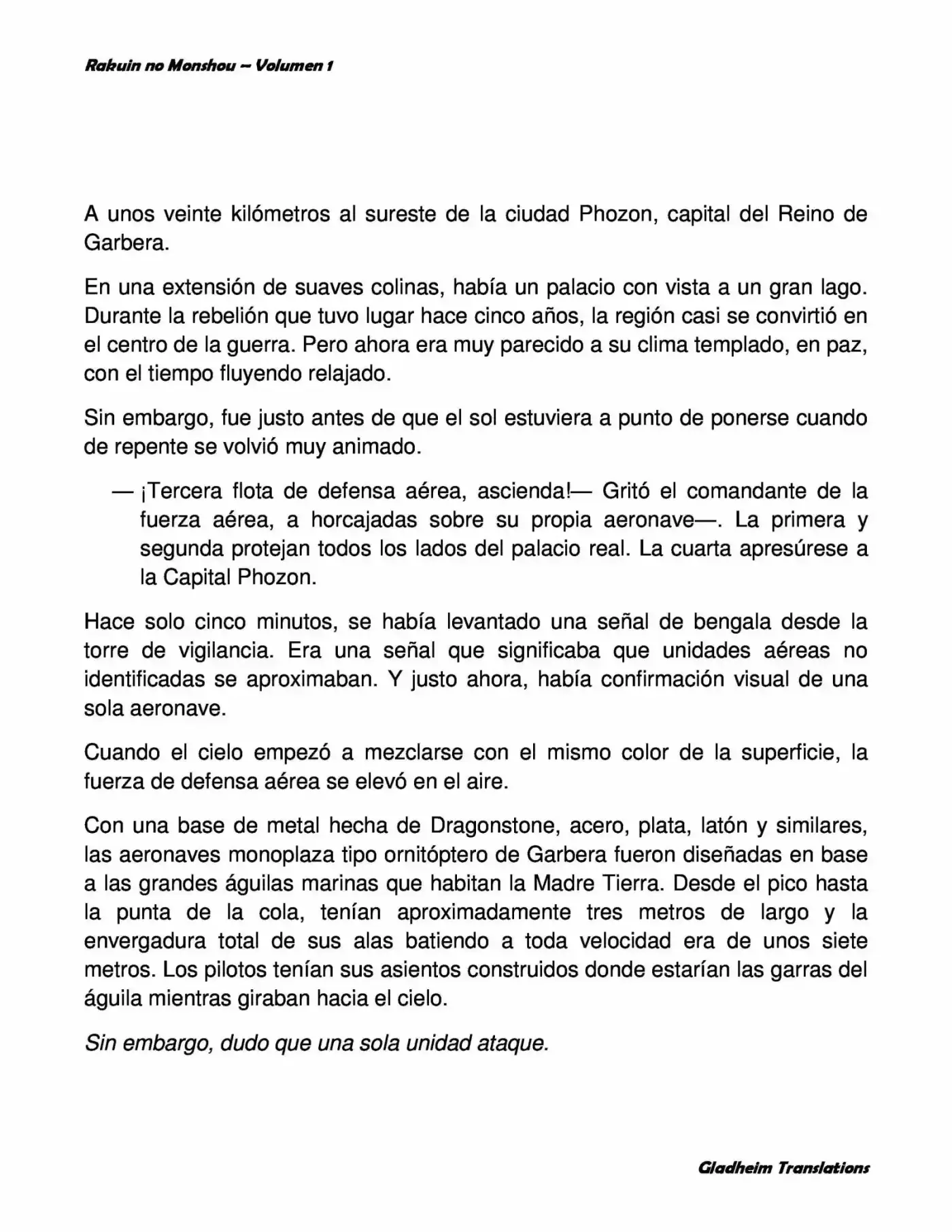 Rakuin No Monshou (Novela) - Capítulo - Página 14 - LectorTMOo
