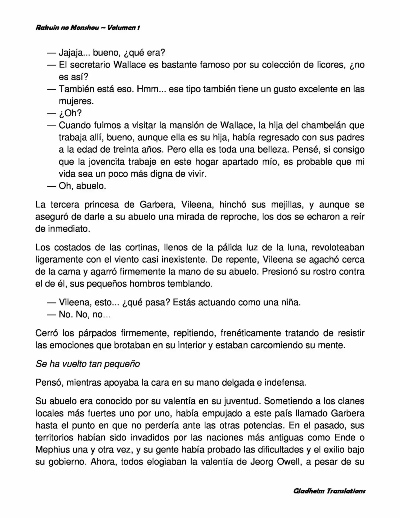 Rakuin No Monshou (Novela) - Capítulo - Página 18 - LectorTMOo