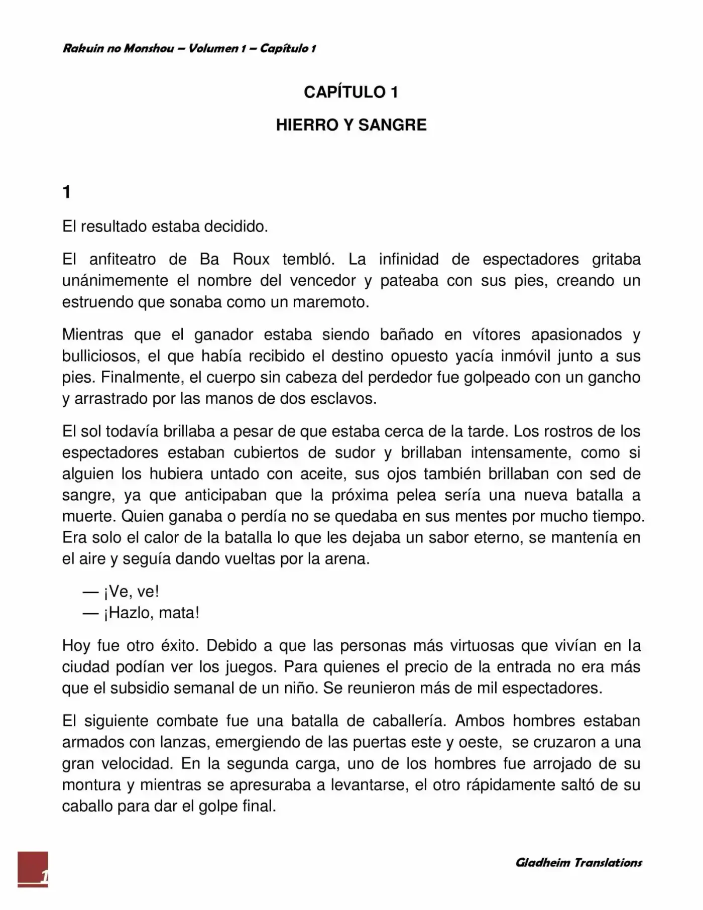 Rakuin No Monshou (Novela) - Capítulo 1 - Página 1 - LectorTMOo