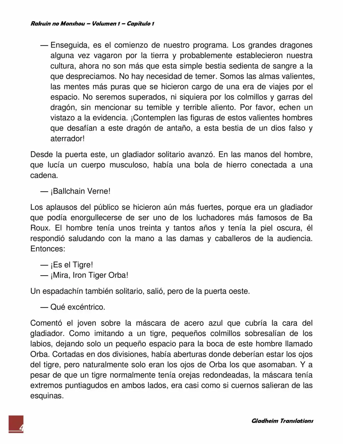 Rakuin No Monshou (Novela) - Capítulo 1 - Página 4 - LectorTMOo