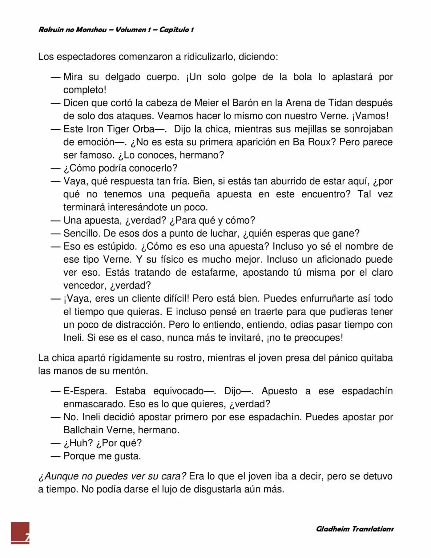 Rakuin No Monshou (Novela) - Capítulo 1 - Página 7 - LectorTMOo