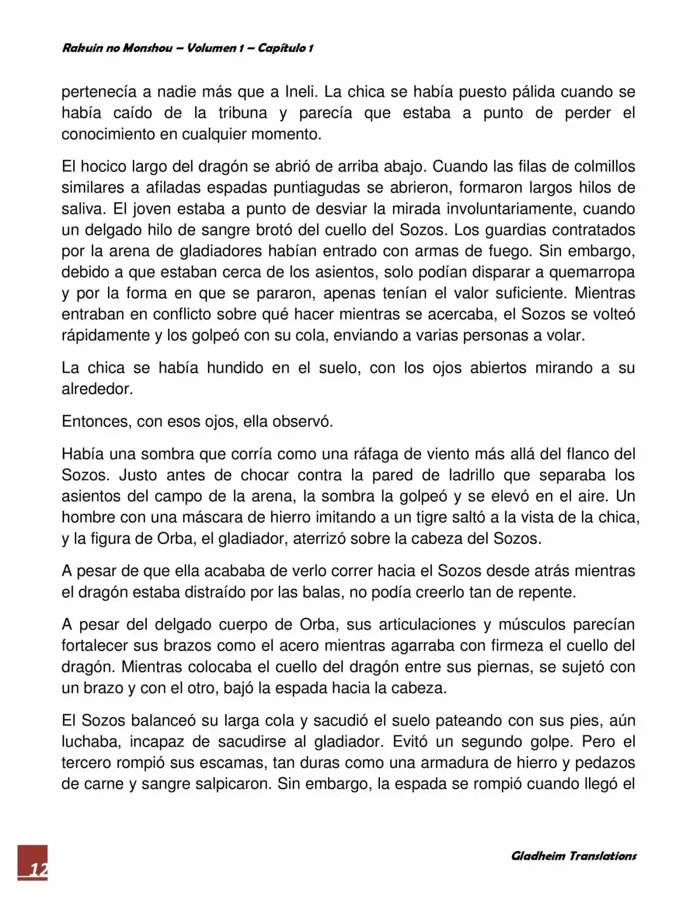 Rakuin No Monshou (Novela) - Capítulo 1 - Página 12 - LectorTMOo