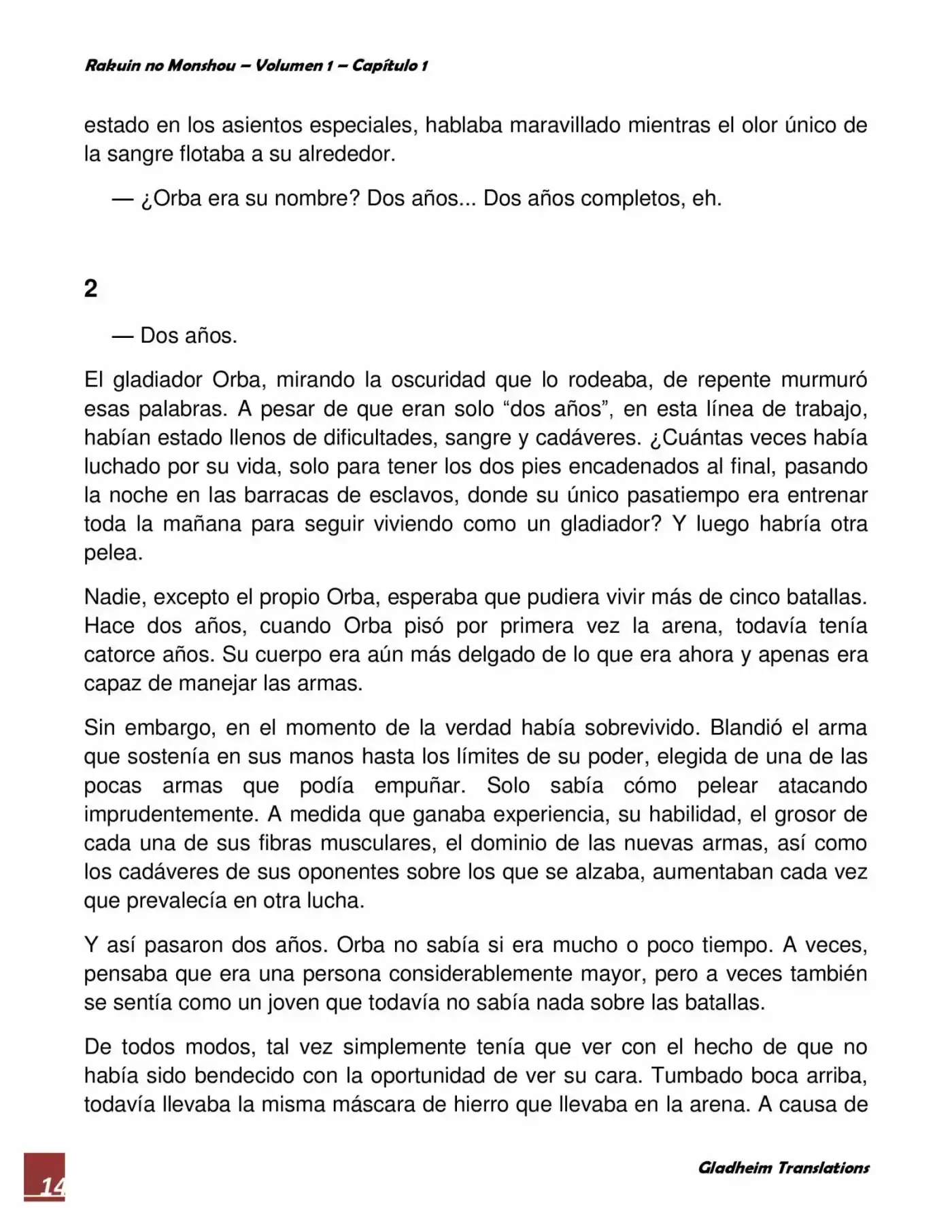 Rakuin No Monshou (Novela) - Capítulo 1 - Página 14 - LectorTMOo