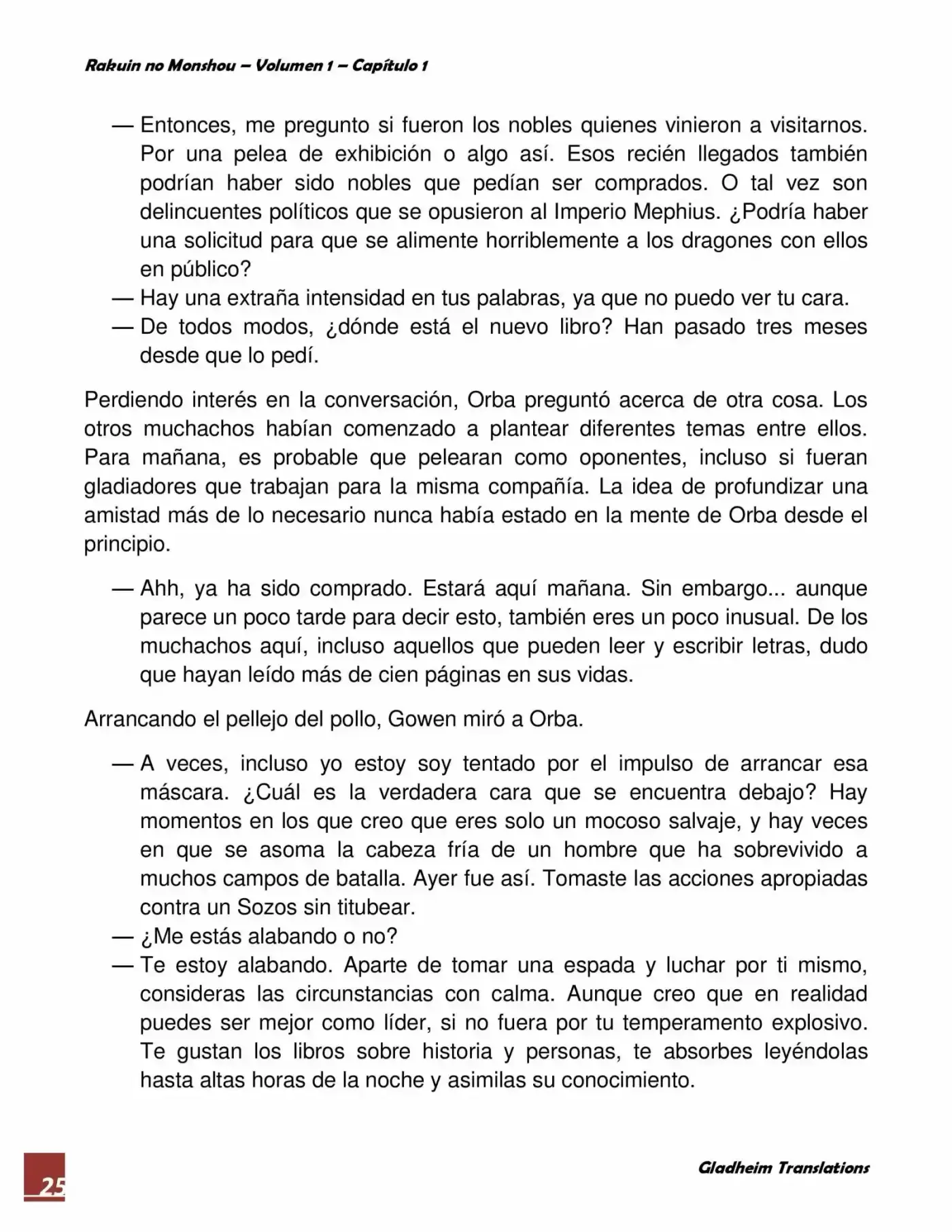 Rakuin No Monshou (Novela) - Capítulo 1 - Página 25 - LectorTMOo