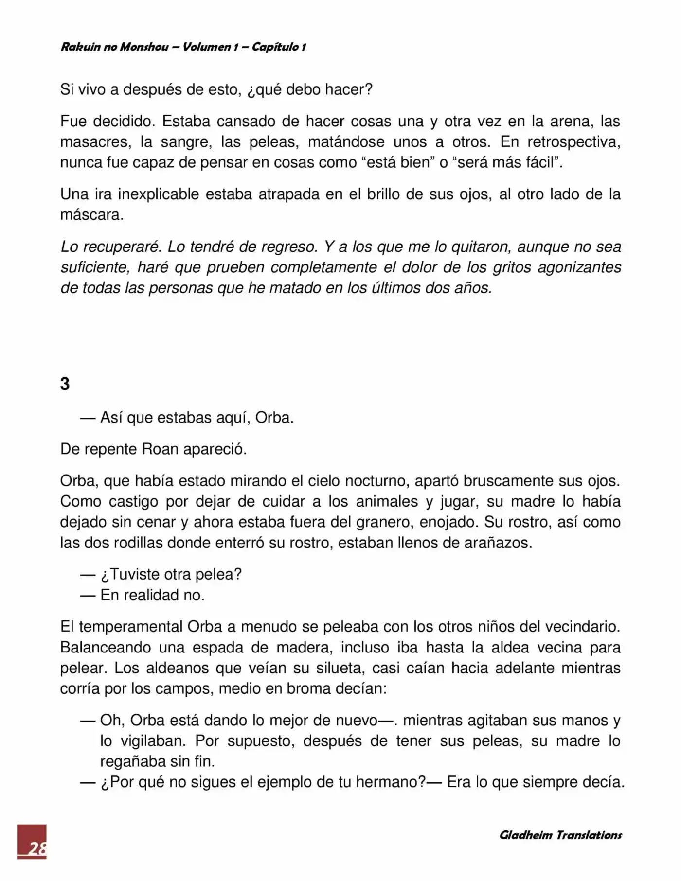 Rakuin No Monshou (Novela) - Capítulo 1 - Página 28 - LectorTMOo