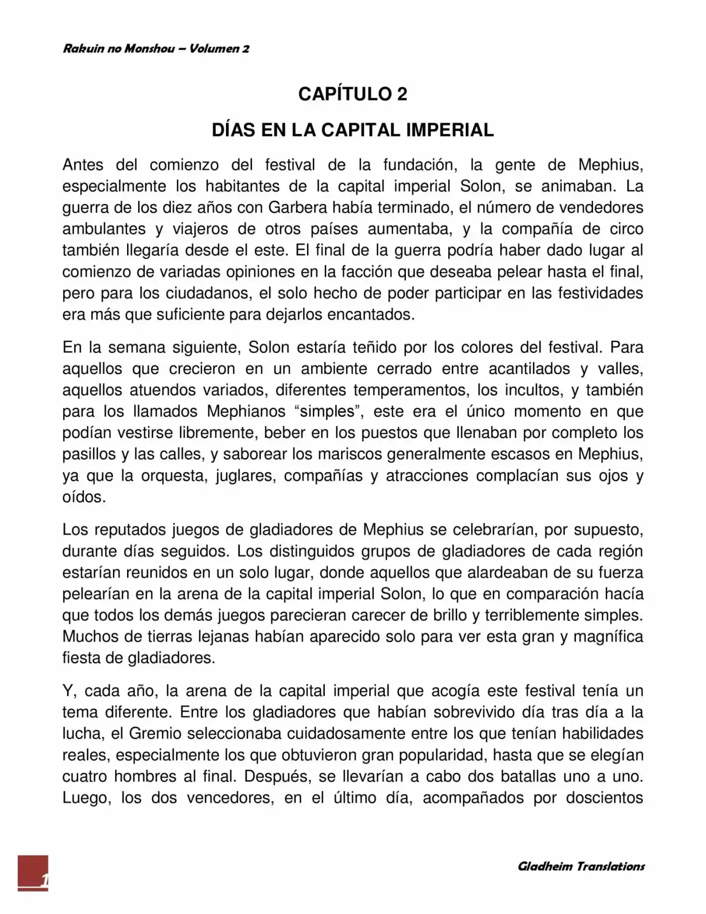 Rakuin No Monshou (Novela) - Capítulo 10 - Página 1 - LectorTMOo