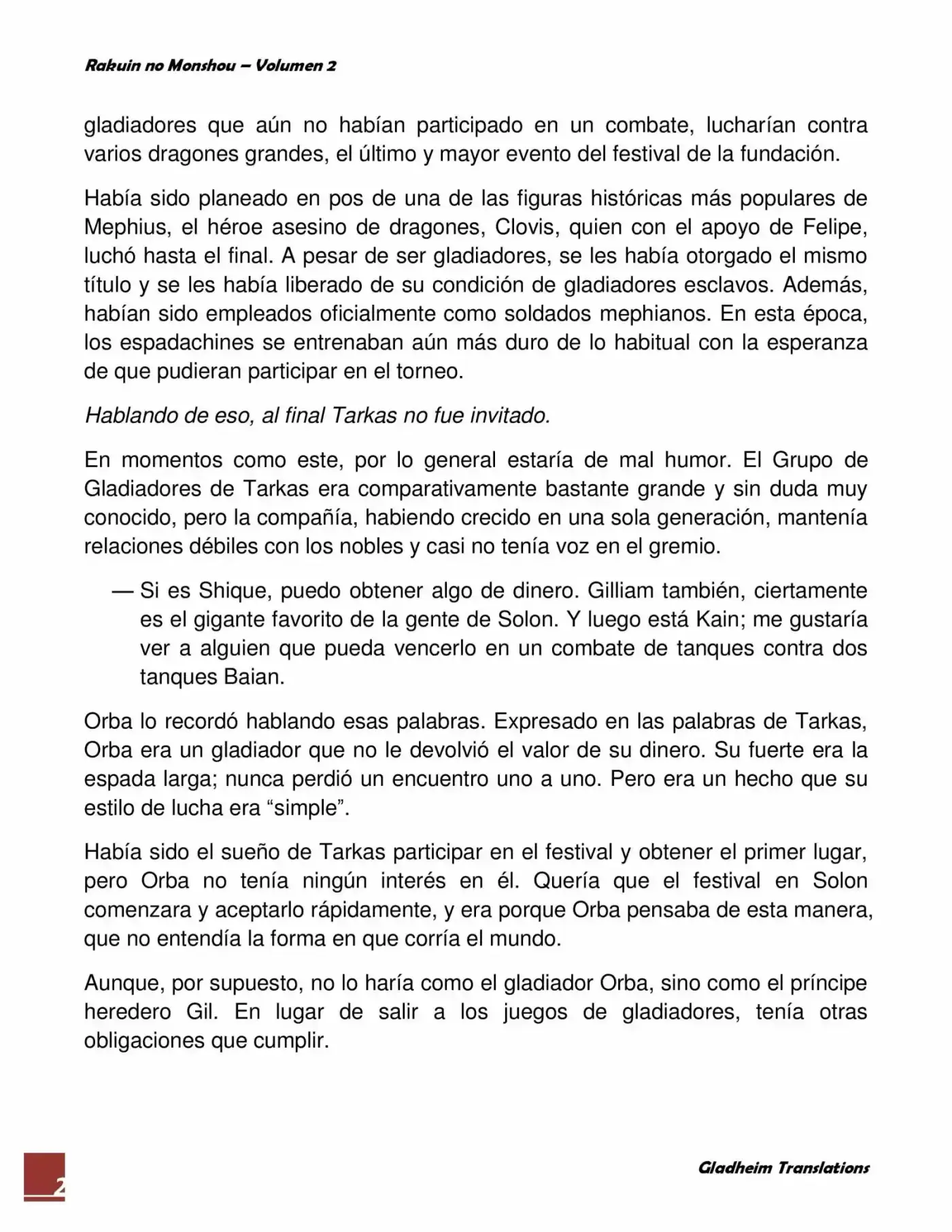 Rakuin No Monshou (Novela) - Capítulo 10 - Página 2 - LectorTMOo