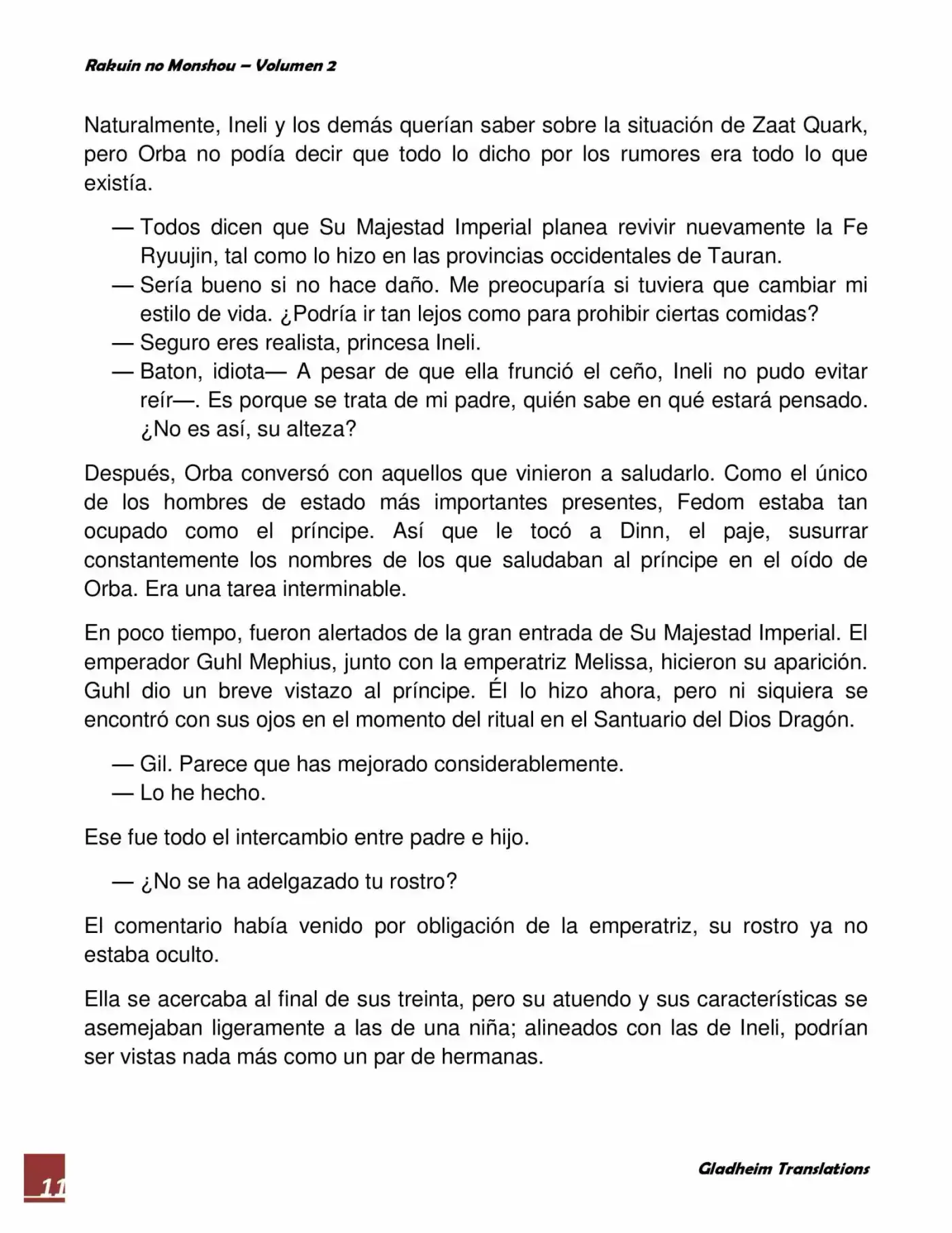 Rakuin No Monshou (Novela) - Capítulo 10 - Página 11 - LectorTMOo