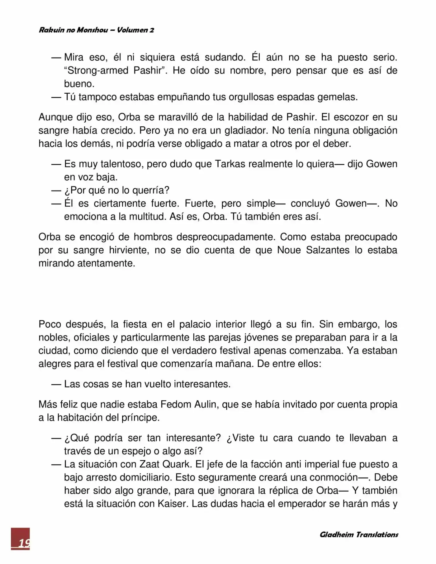 Rakuin No Monshou (Novela) - Capítulo 10 - Página 19 - LectorTMOo