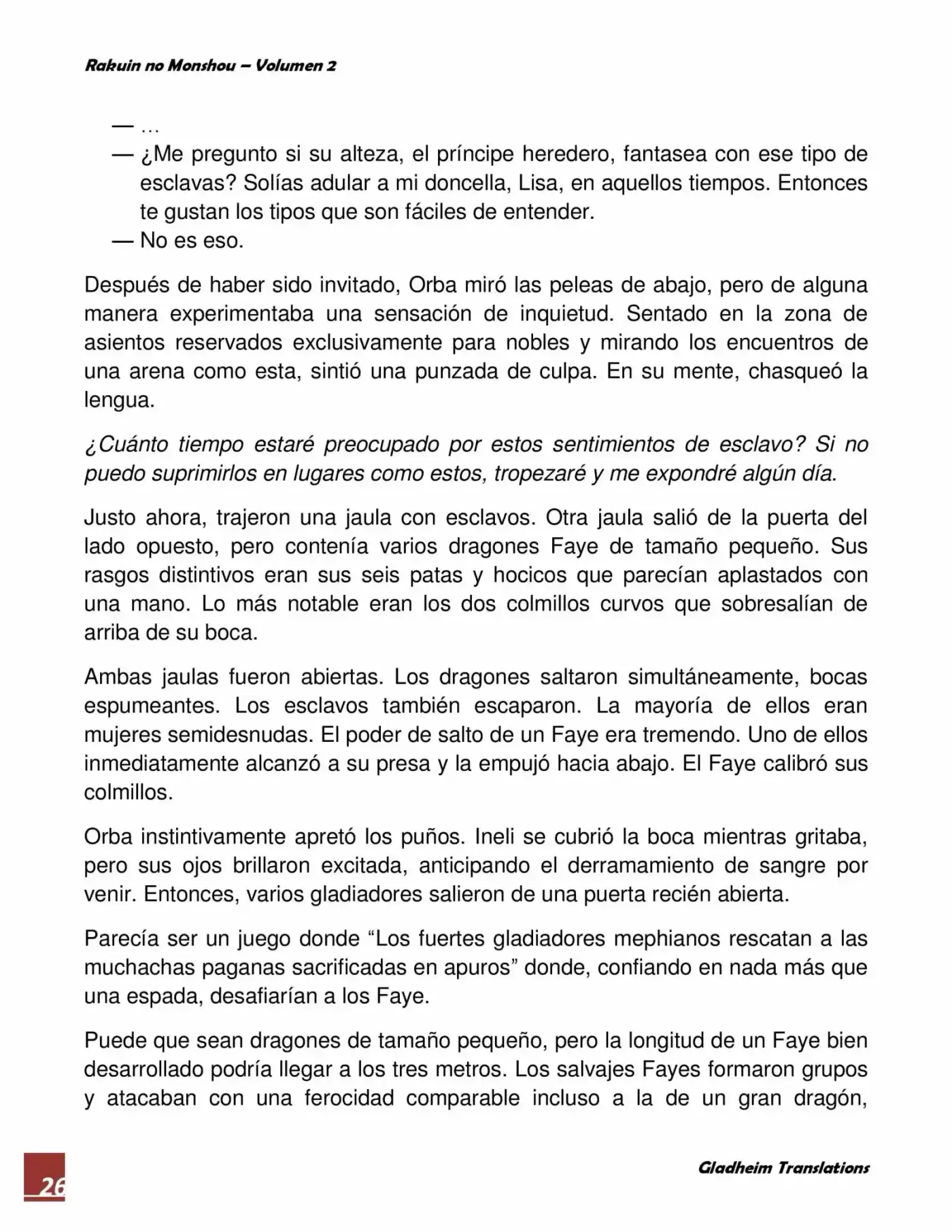 Rakuin No Monshou (Novela) - Capítulo 10 - Página 26 - LectorTMOo