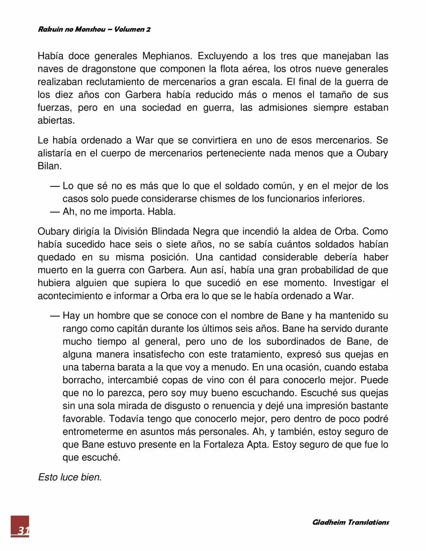Rakuin No Monshou (Novela) - Capítulo 10 - Página 31 - LectorTMOo