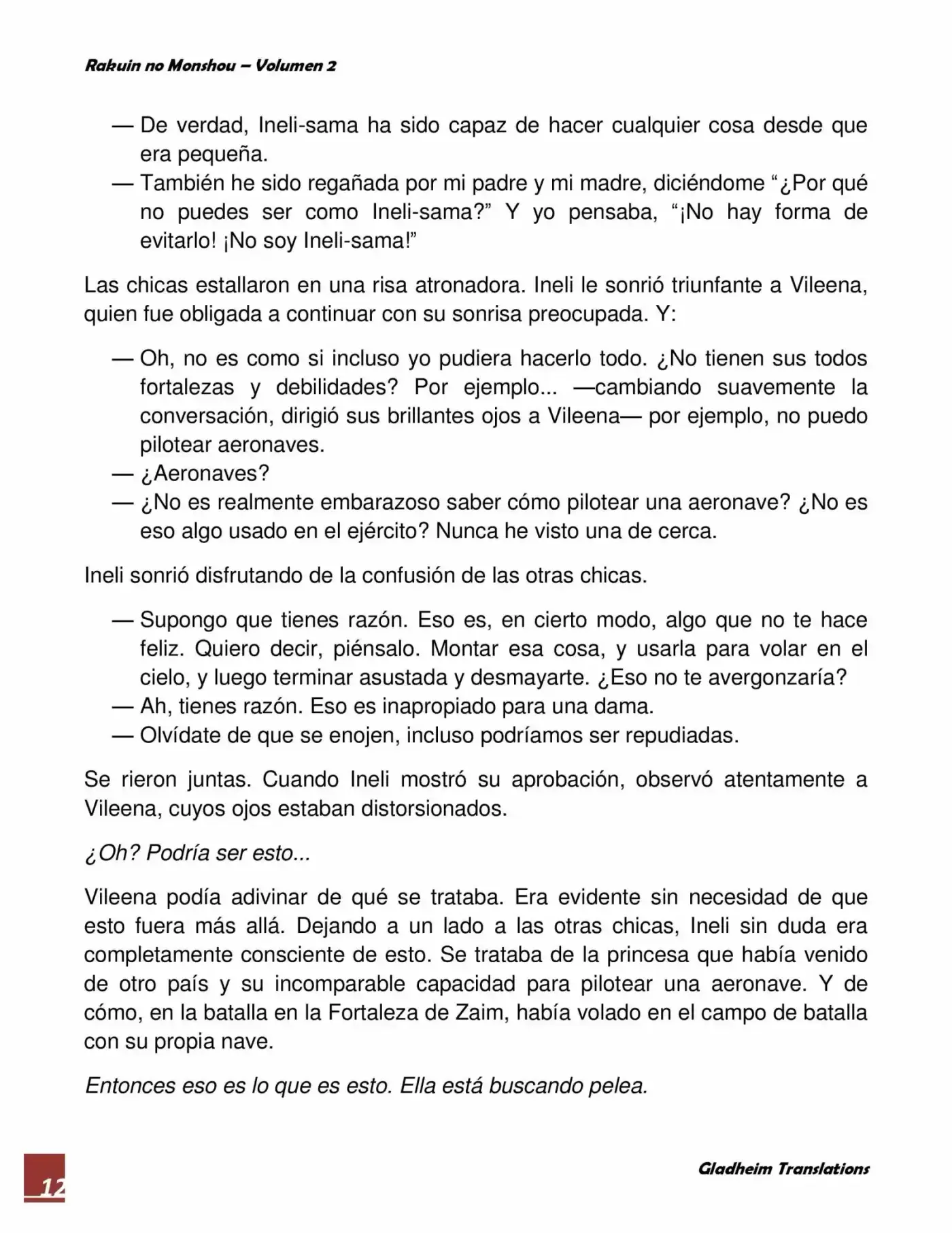Rakuin No Monshou (Novela) - Capítulo 11 - Página 12 - LectorTMOo