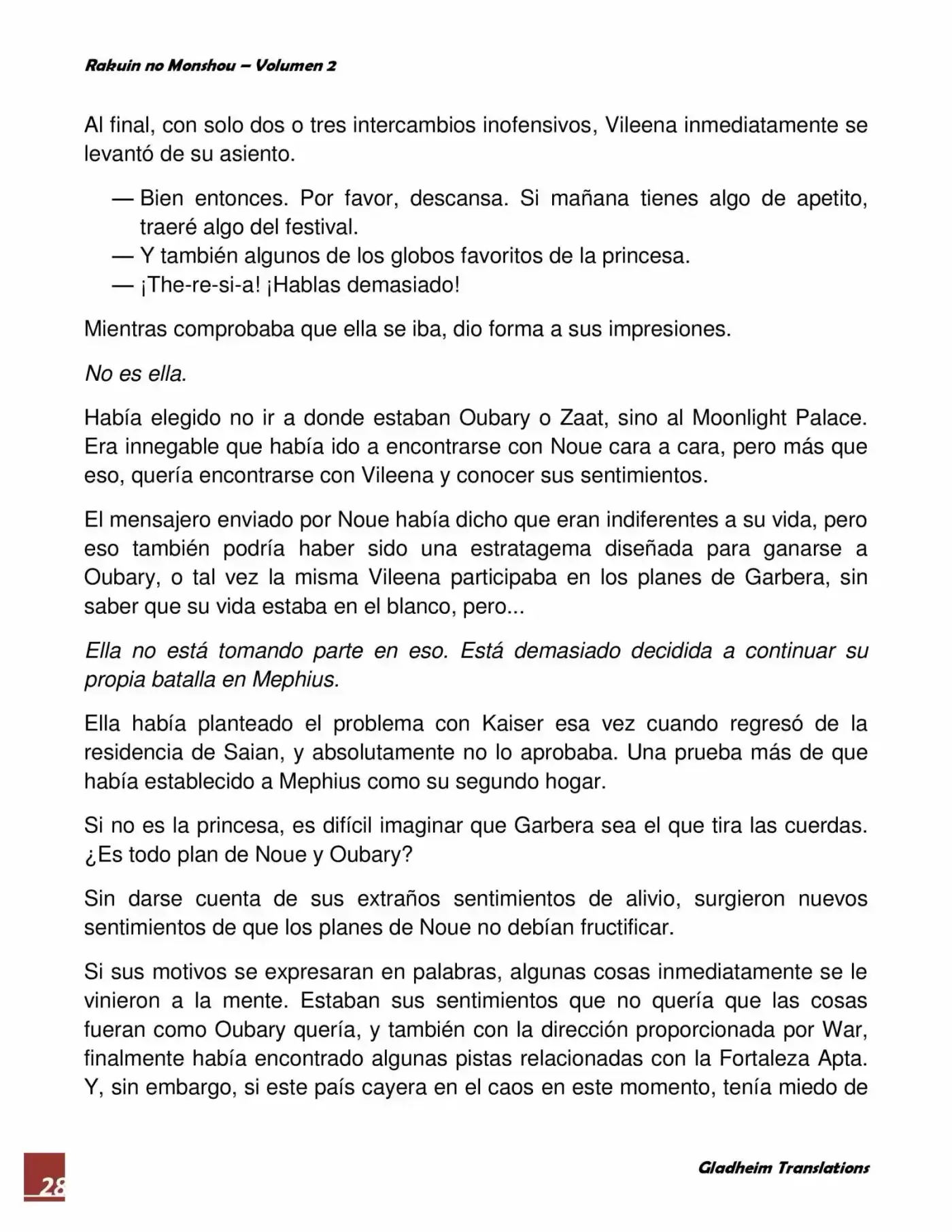 Rakuin No Monshou (Novela) - Capítulo 11 - Página 28 - LectorTMOo