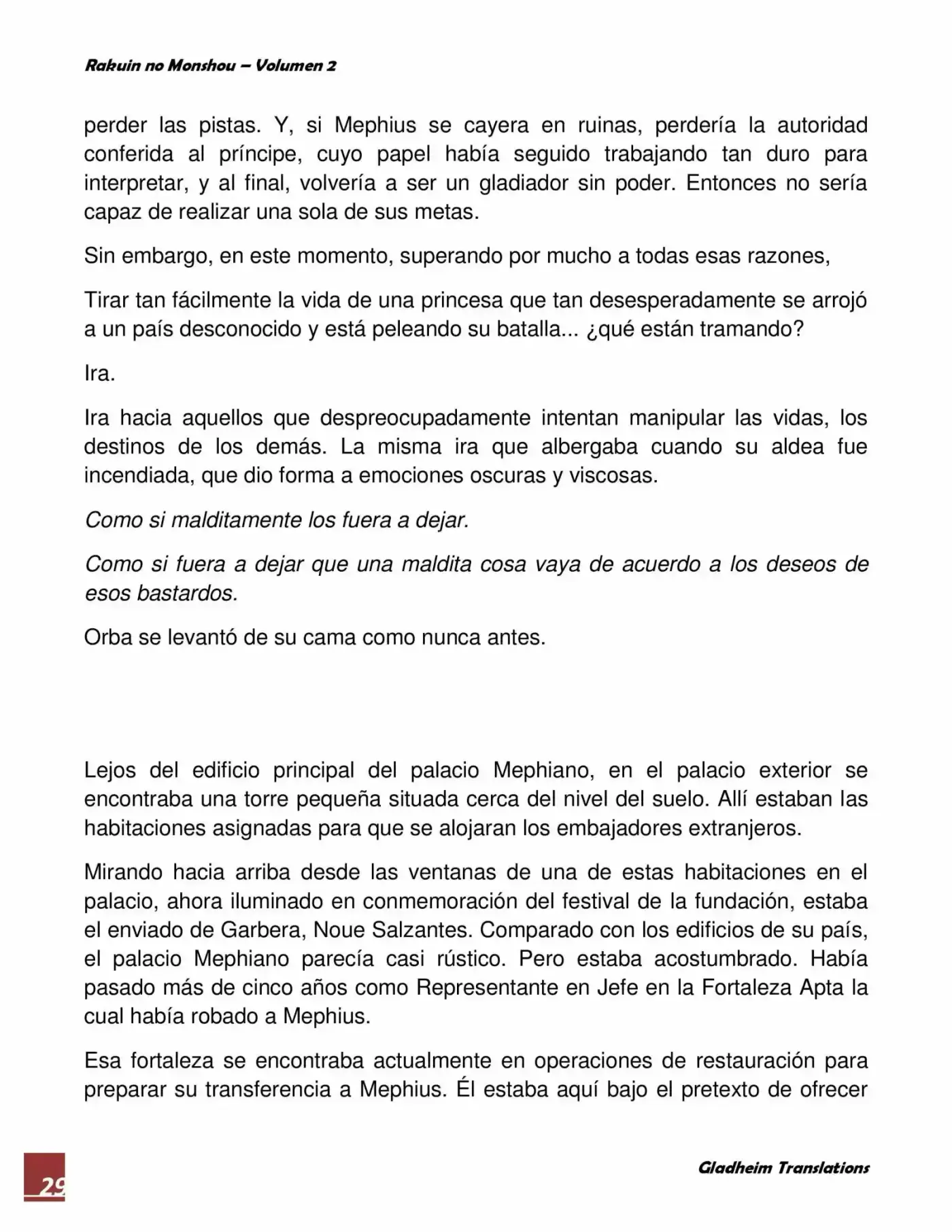 Rakuin No Monshou (Novela) - Capítulo 11 - Página 29 - LectorTMOo