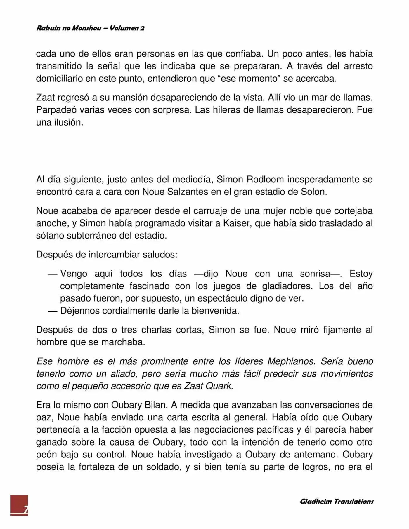 Rakuin No Monshou (Novela) - Capítulo 12 - Página 7 - LectorTMOo