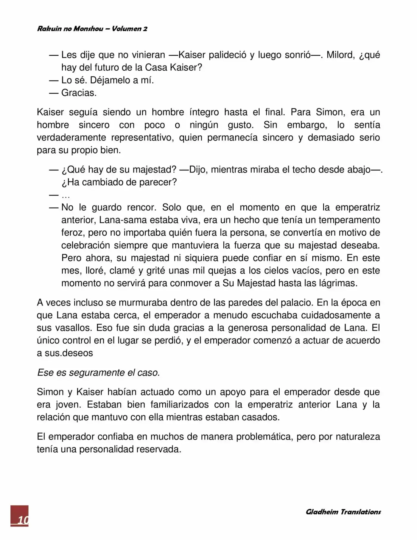 Rakuin No Monshou (Novela) - Capítulo 12 - Página 10 - LectorTMOo