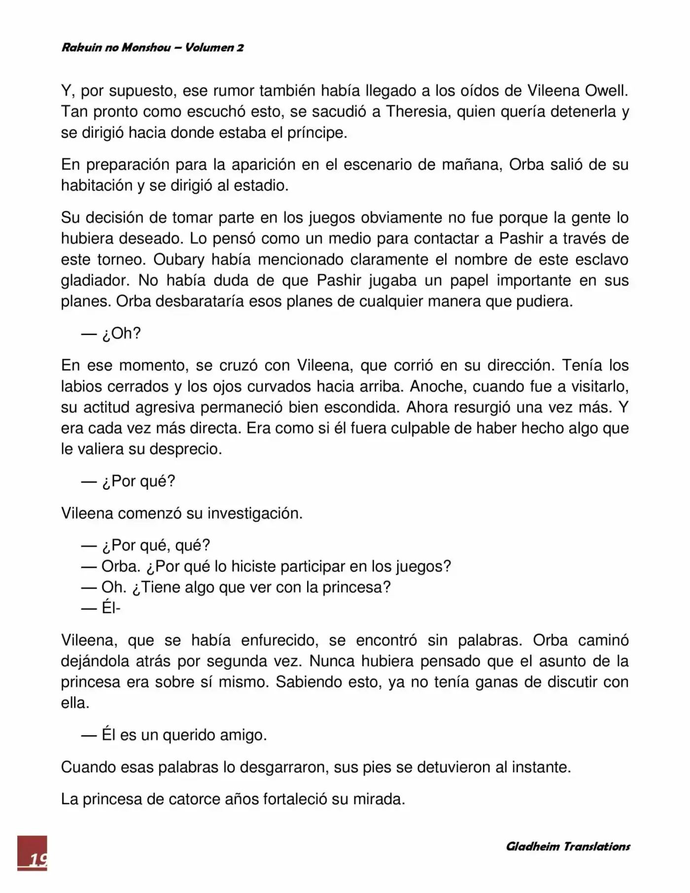 Rakuin No Monshou (Novela) - Capítulo 12 - Página 19 - LectorTMOo