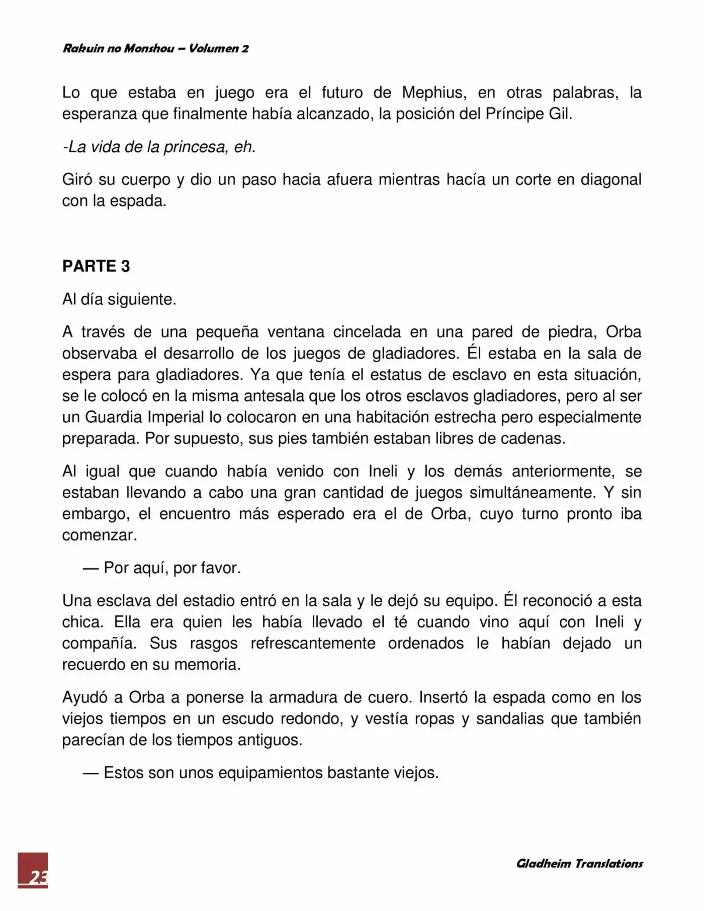 Rakuin No Monshou (Novela) - Capítulo 12 - Página 23 - LectorTMOo