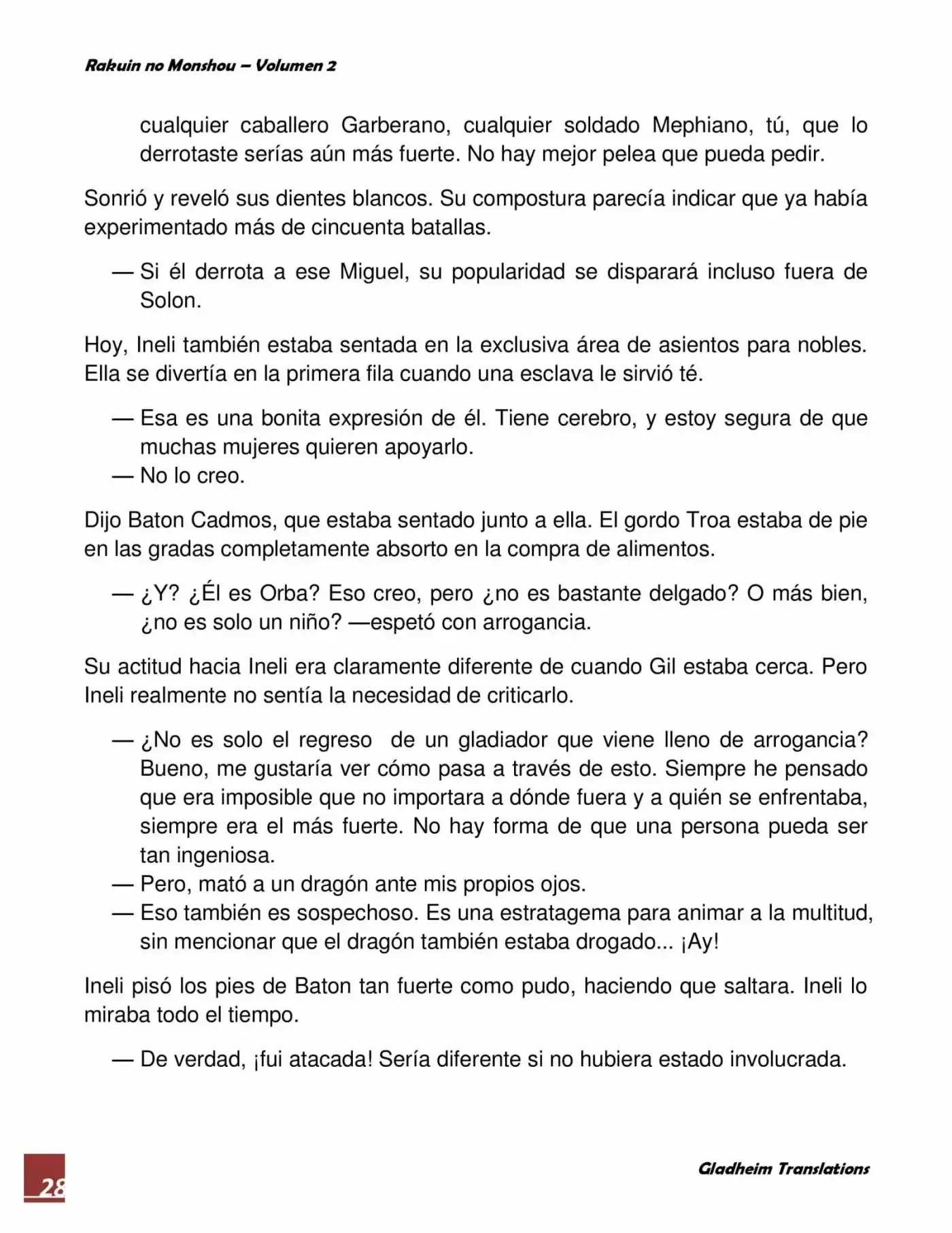 Rakuin No Monshou (Novela) - Capítulo 12 - Página 28 - LectorTMOo