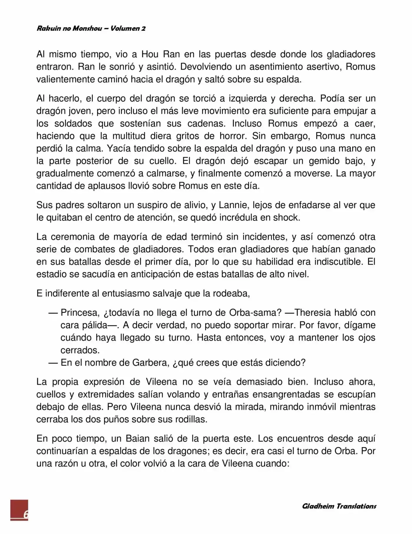Rakuin No Monshou (Novela) - Capítulo 13 - Página 6 - LectorTMOo